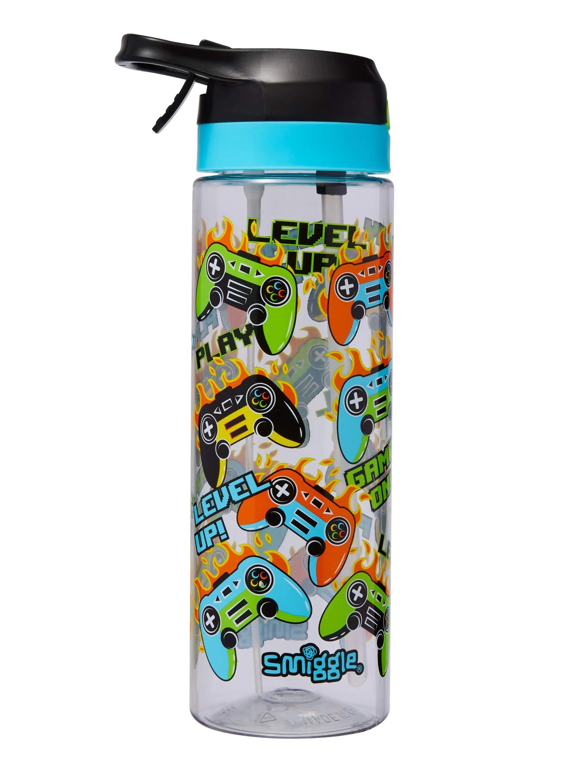 Smiggle - Gush Flip Su Püskürtmeli 700 ML BPAsız Suluk-Dinossi