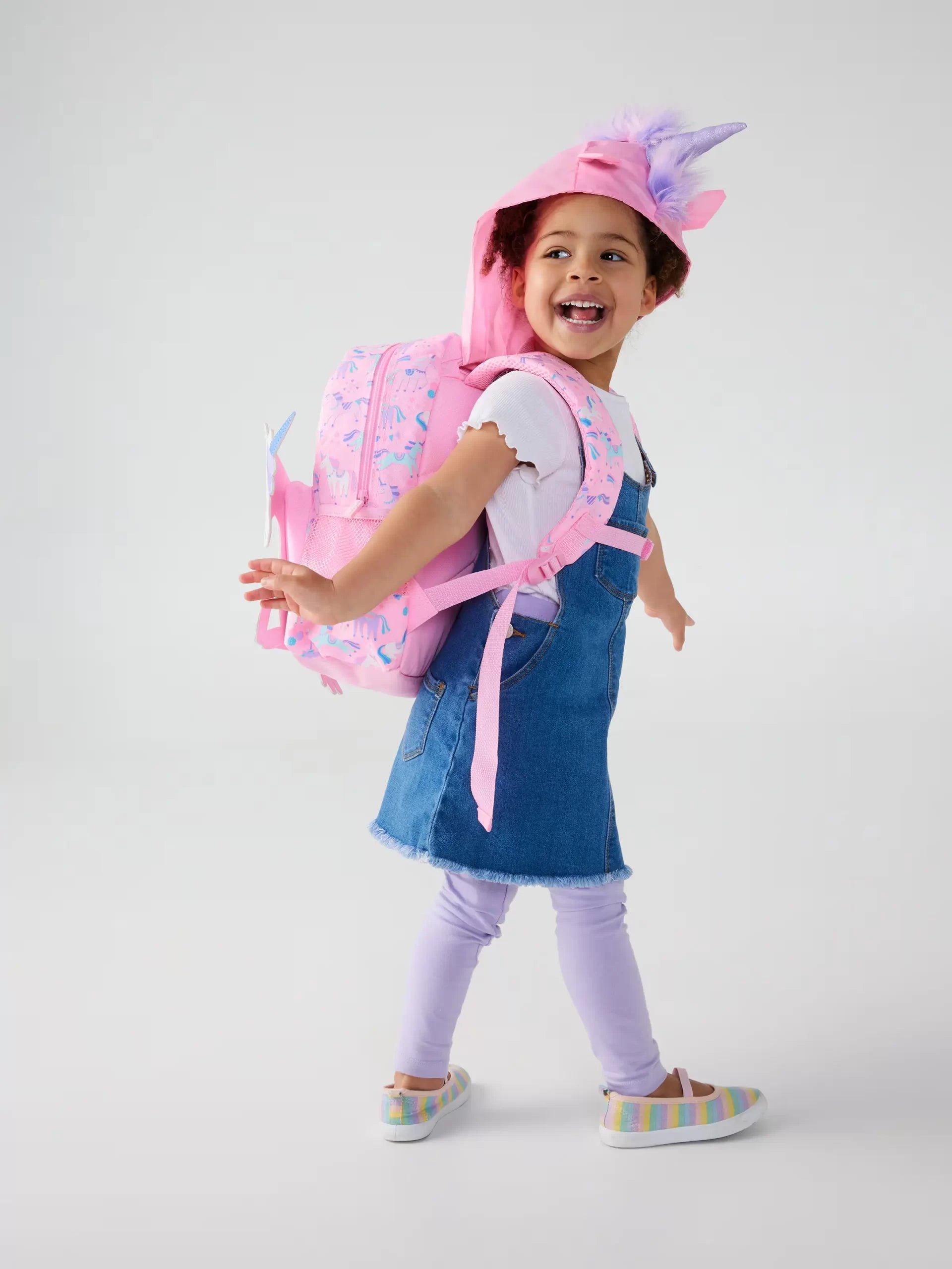 Smiggle - Glide 4lü Anaokulu ve Kreş Çanta Seti-Dinossi