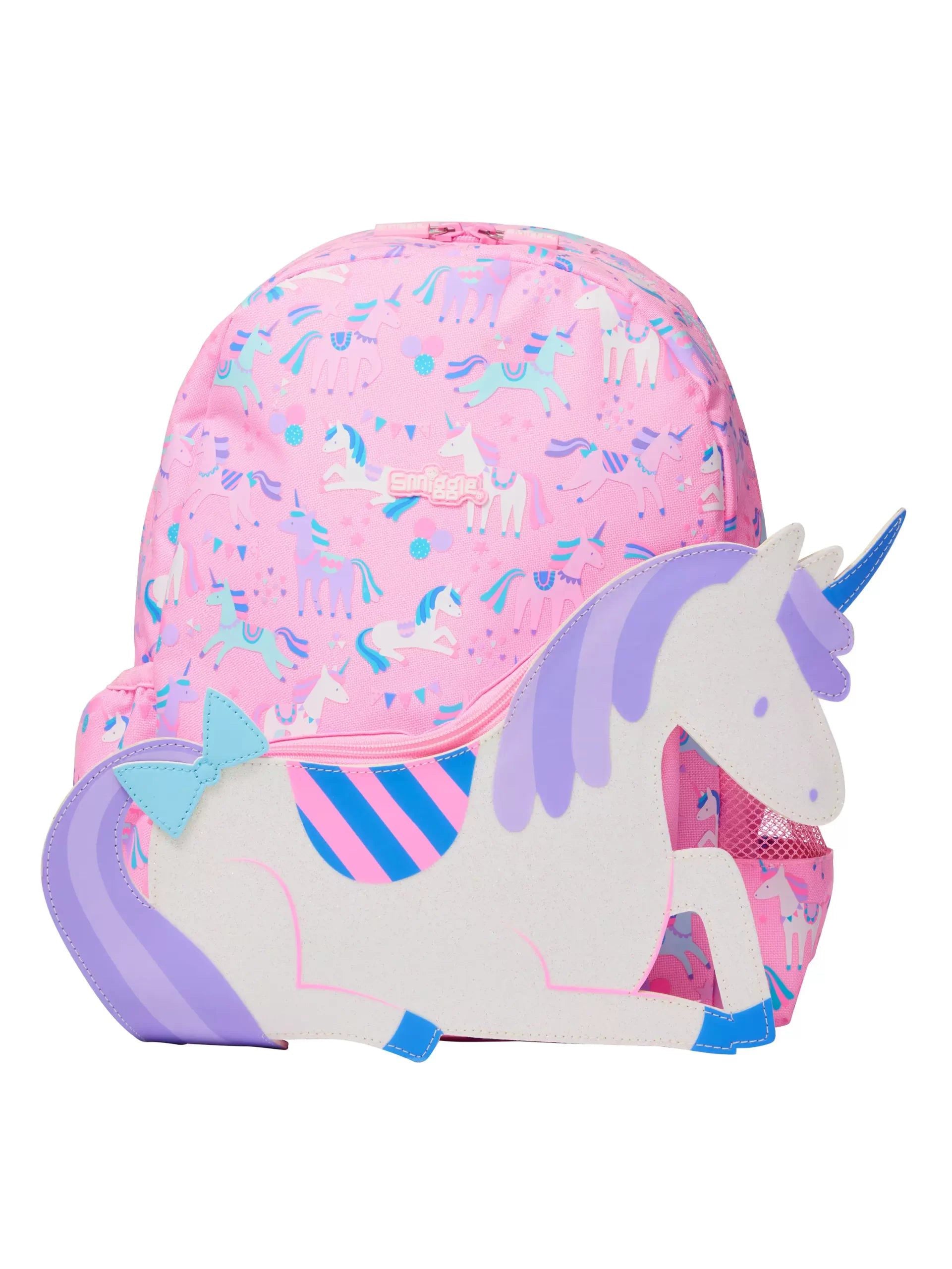 Smiggle - Glide 4lü Anaokulu ve Kreş Çanta Seti-Dinossi