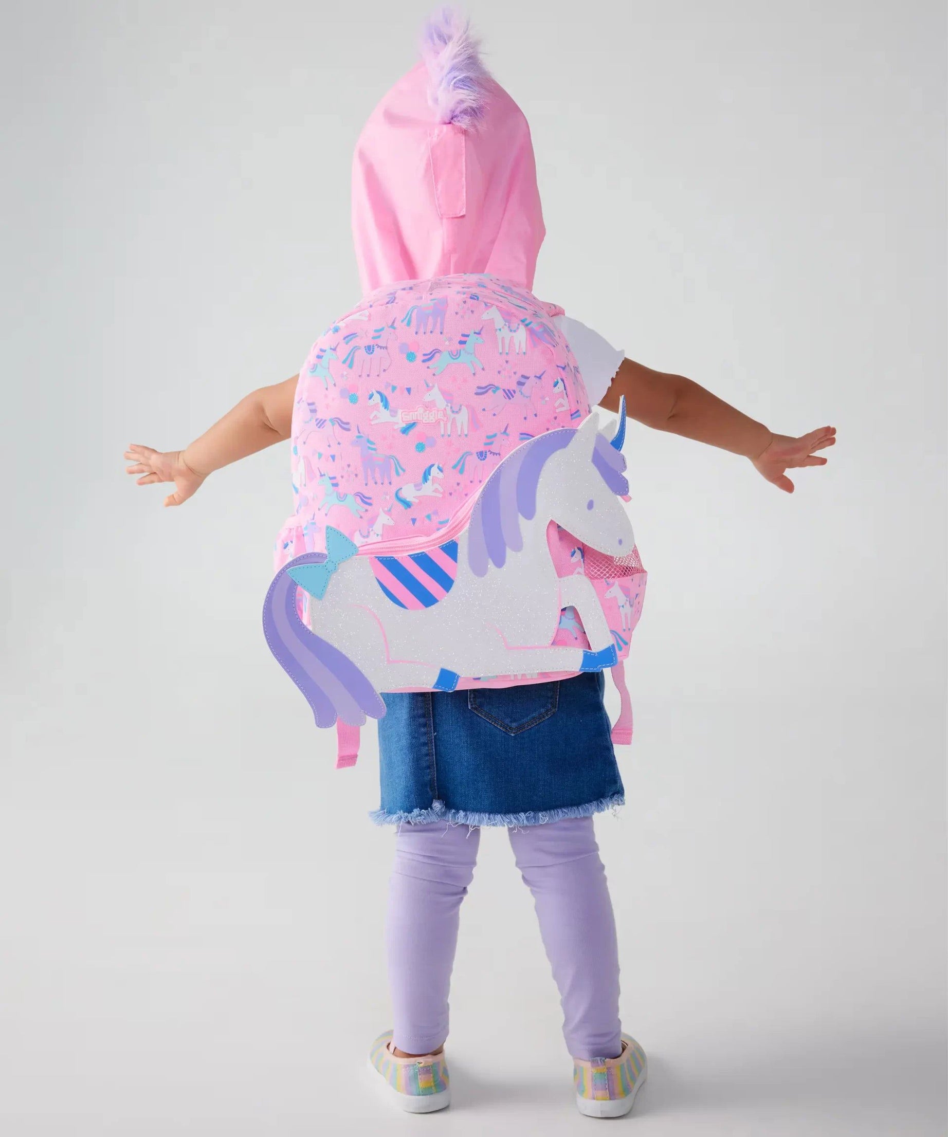 Smiggle - Glide 4lü Anaokulu ve Kreş Çanta Seti-Dinossi