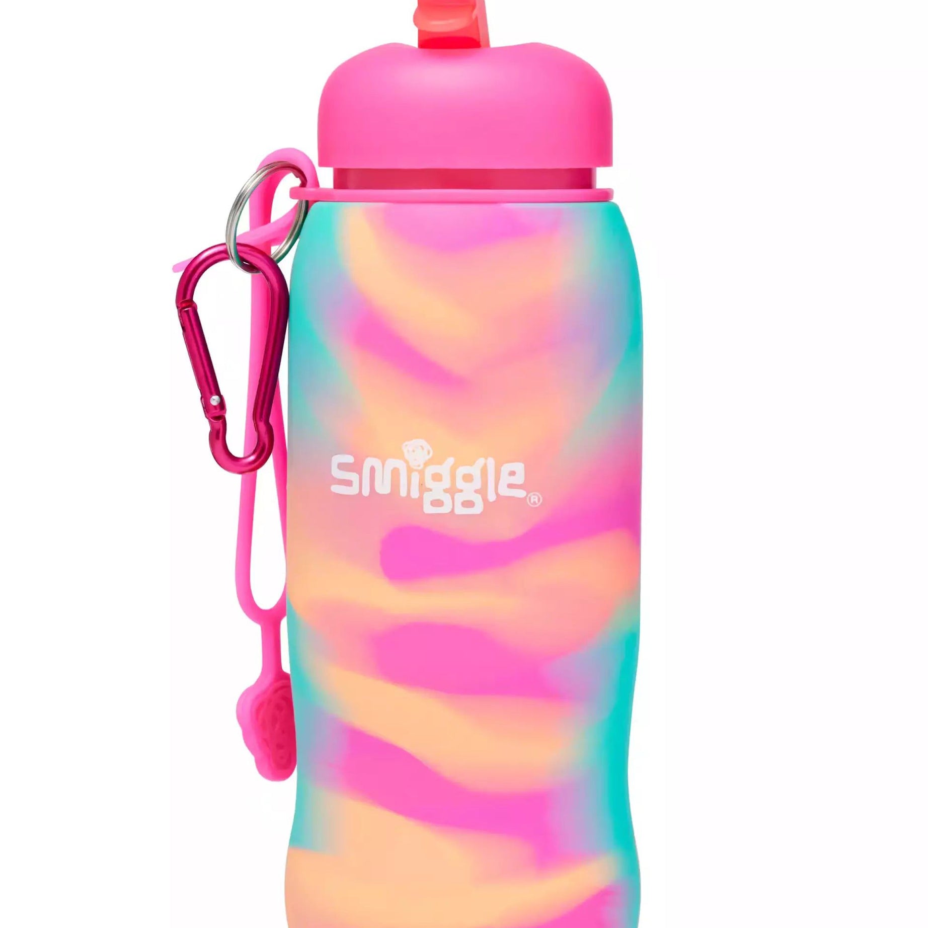 Smiggle – Vivid Katlanabilir Pipetli 630ML Suluk-Dinossi