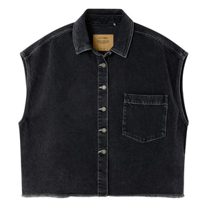 American Vintage - Yopday-B Pamuk Kolsuz Ceket | Siyah