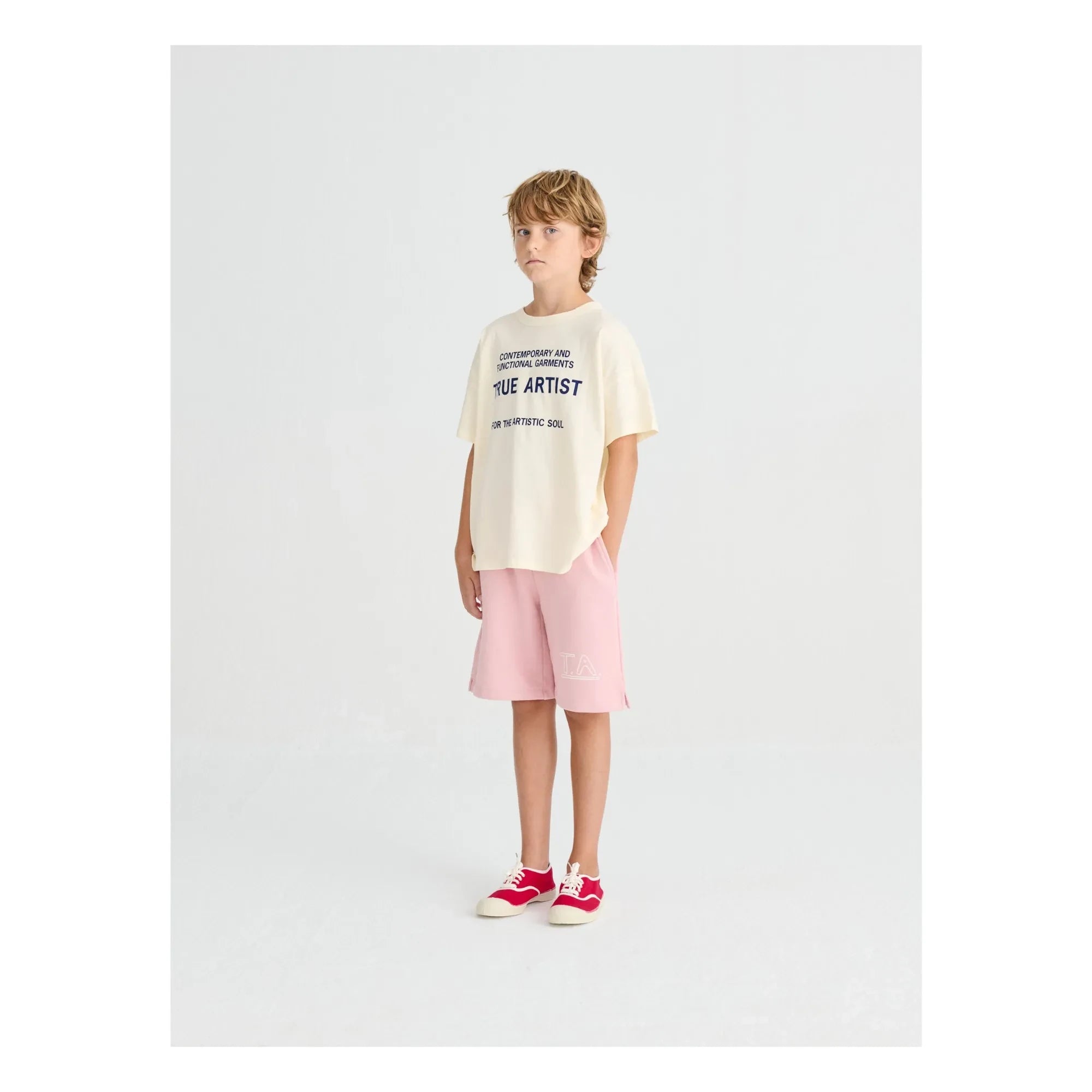 True Artist - N°1 T-shirt Organik pamuk | Krem