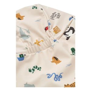 Liewood - Cecilia Animal UV Protective Hat | Ecru