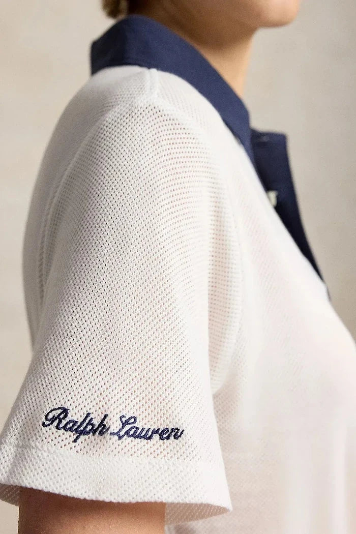 Polo Ralph Lauren kadın pamuklu yakalı polo tişört Wimbledon