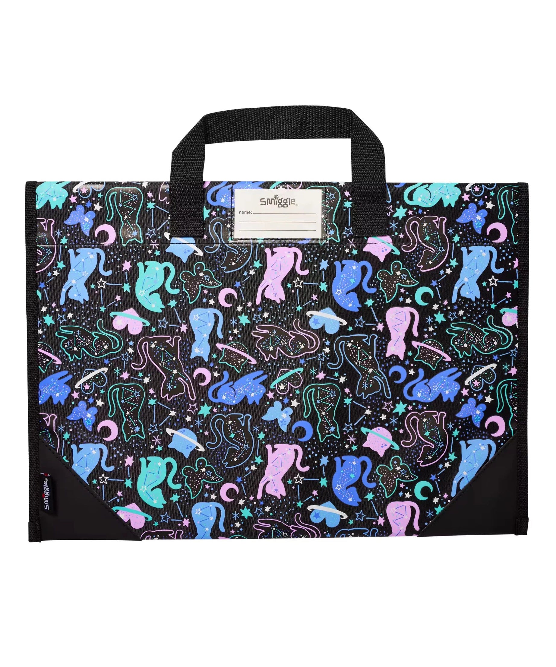 Smiggle - Wild Side Dosya ve Ödev Taşıma Çantası-Dinossi