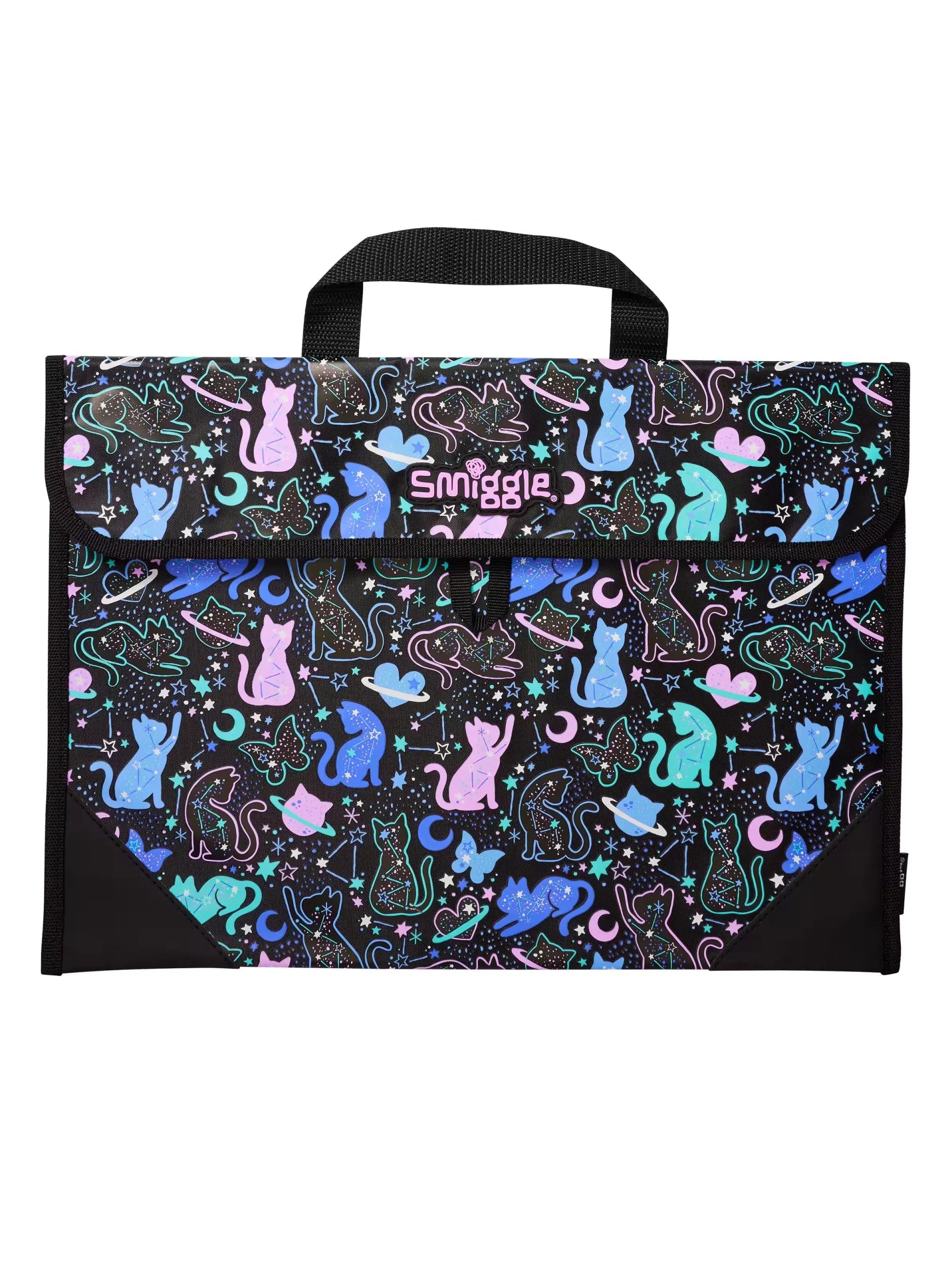 Smiggle - Wild Side Dosya ve Ödev Taşıma Çantası-Dinossi