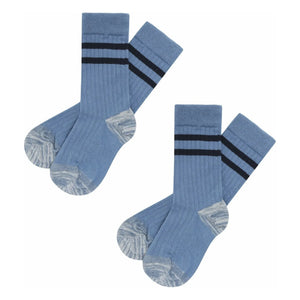 FUB - 2 Pair Tennis Sock Set | Azure Blue