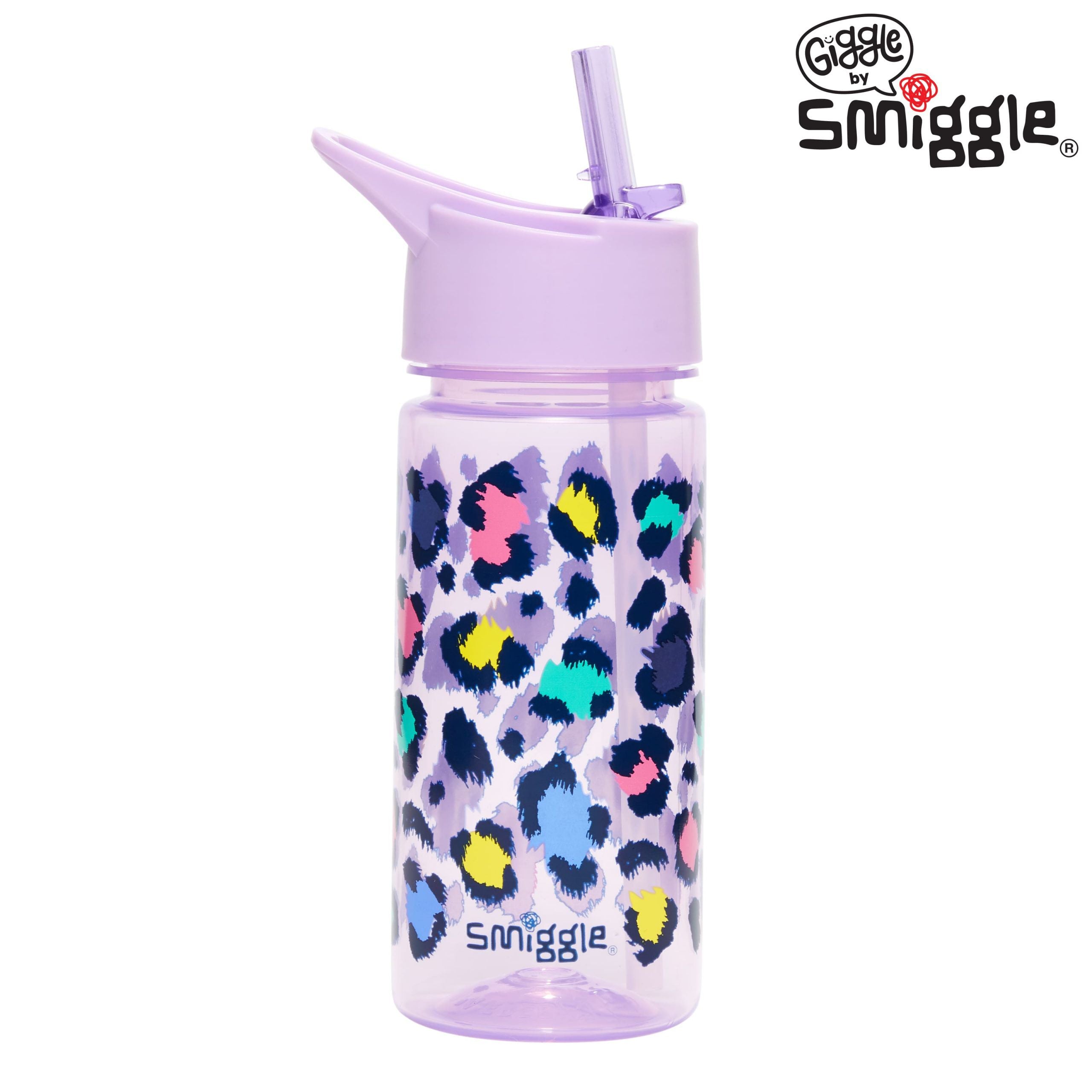 Smiggle - Giggle Pipetli 450ML BPA İçermeyen Suluk-Dinossi