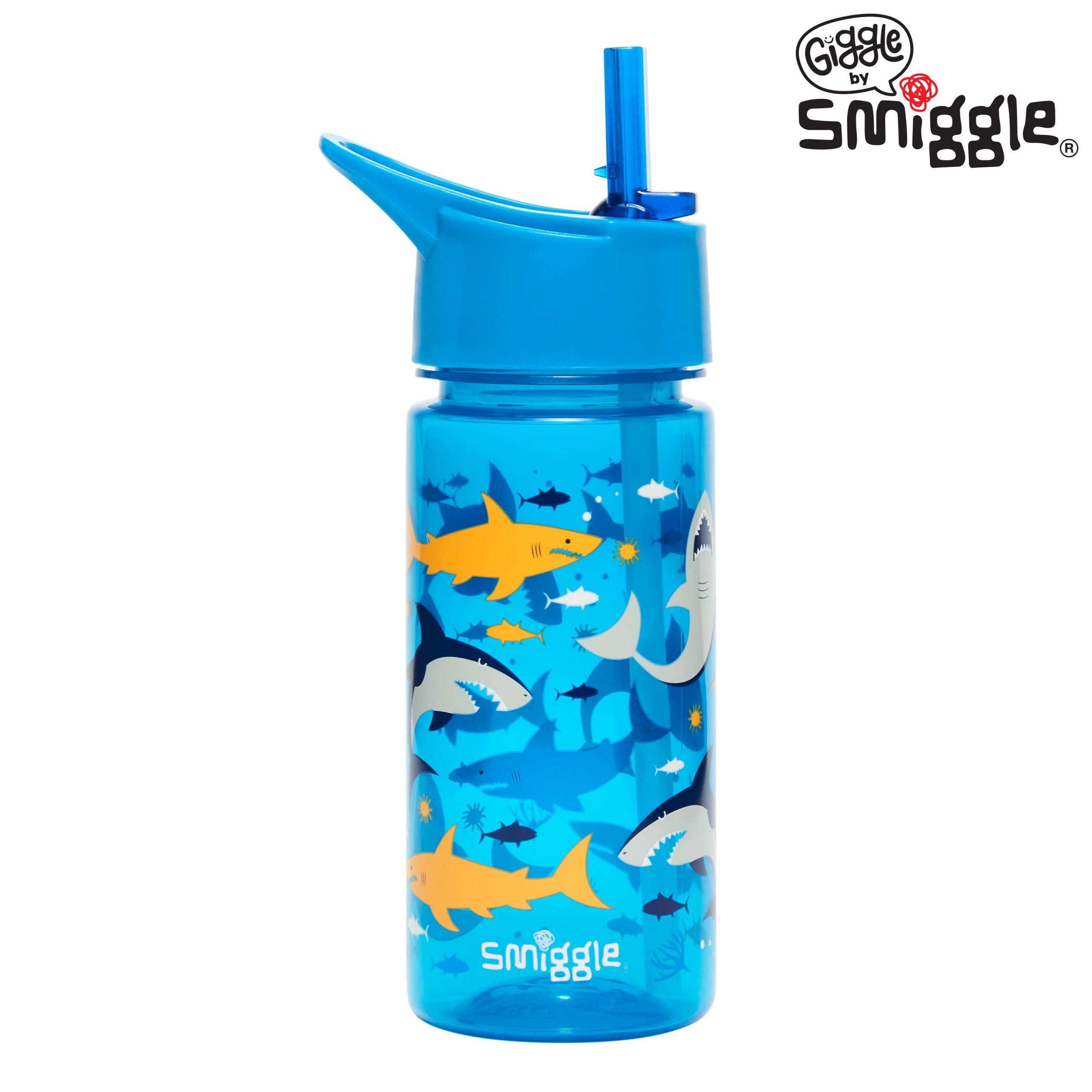 Smiggle - Giggle Pipetli 450ML BPA İçermeyen Suluk-Dinossi