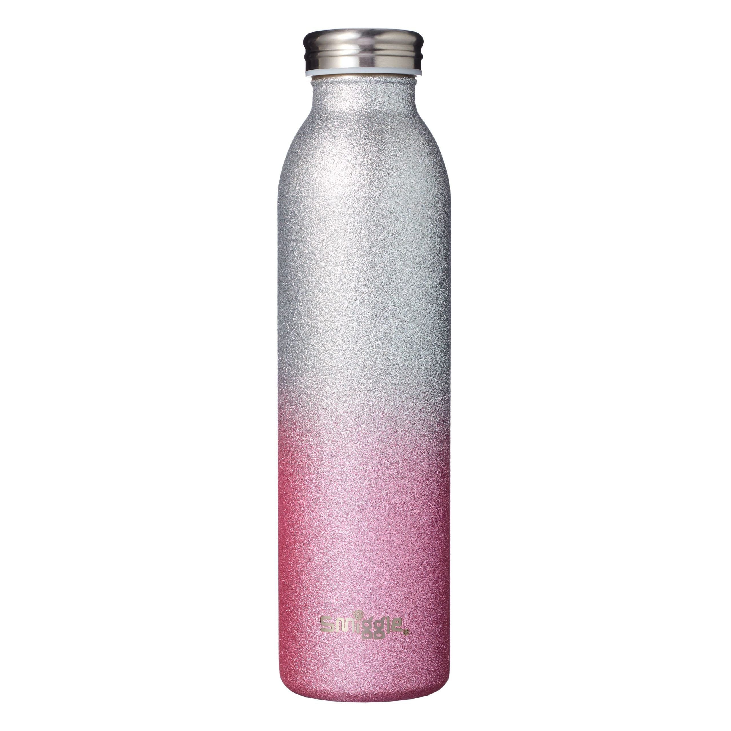Smiggle - Glitter Slimline 600ML Paslanmaz Çelik Matara-Dinossi