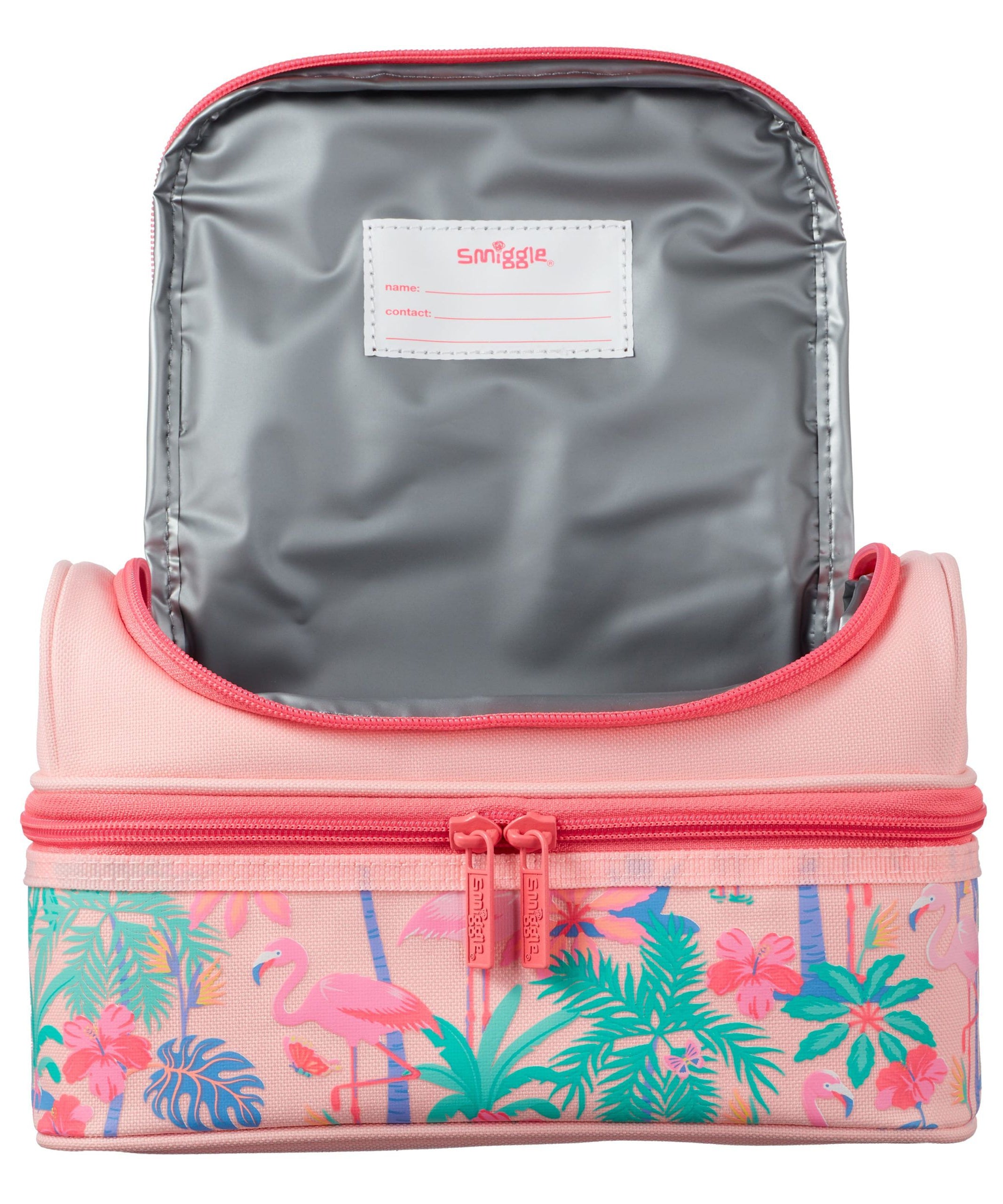 Smiggle - Neat Çift Katlı Pelikan Beslenme Çantası-Dinossi