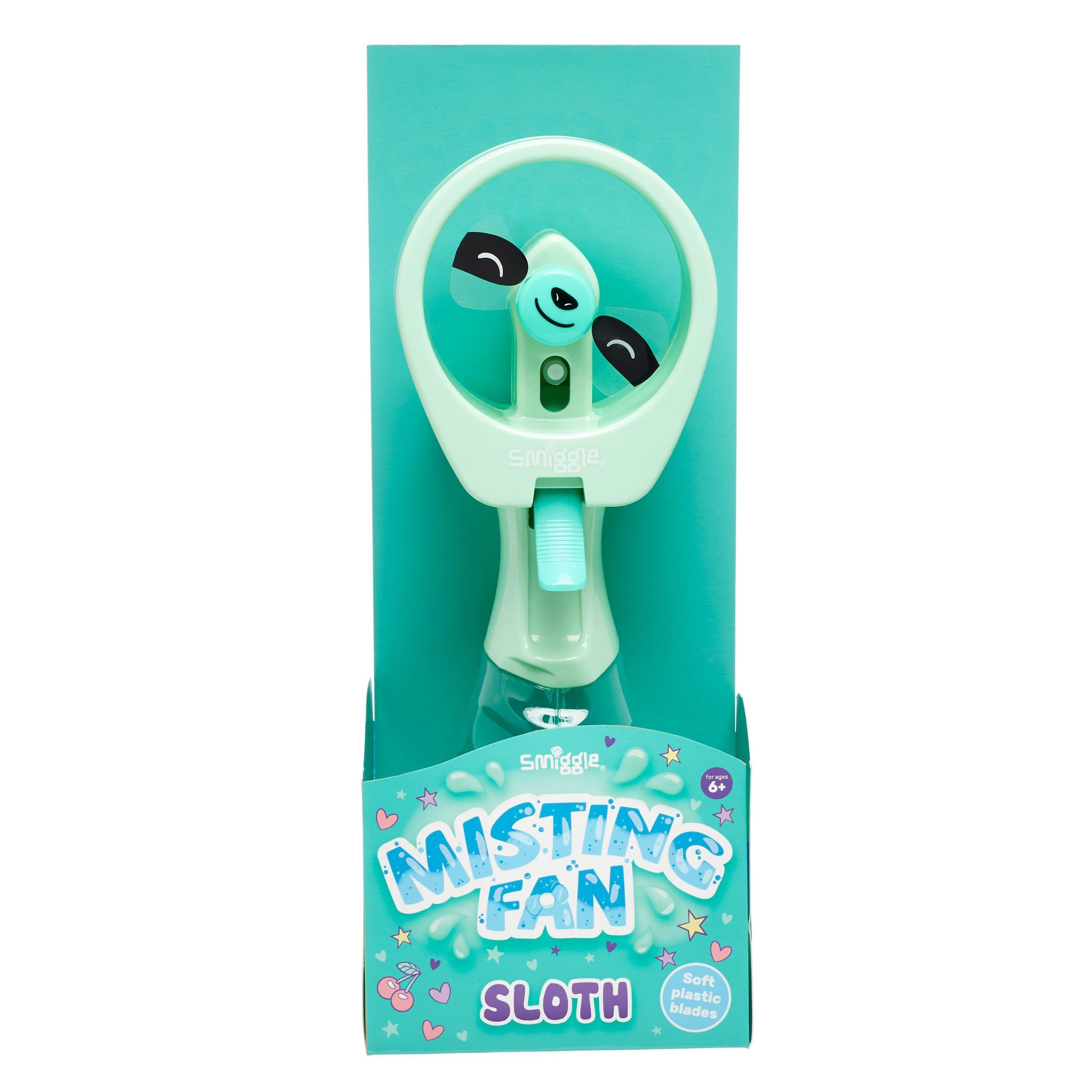 Smiggle - Tembel Hayvan Su Püskürten El Vantilatörü-Dinossi