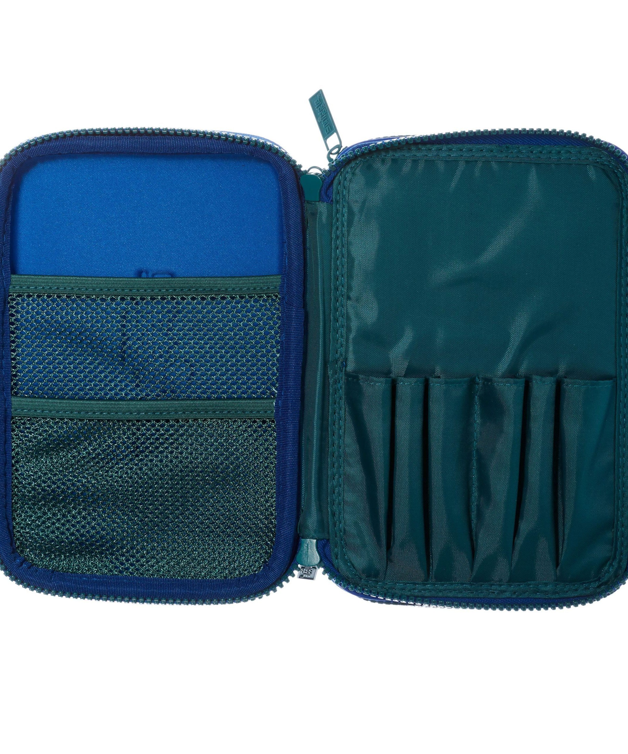 Smiggle - Galaxy Double Korkunç Dinozorlar Kalem Kutusu-Dinossi