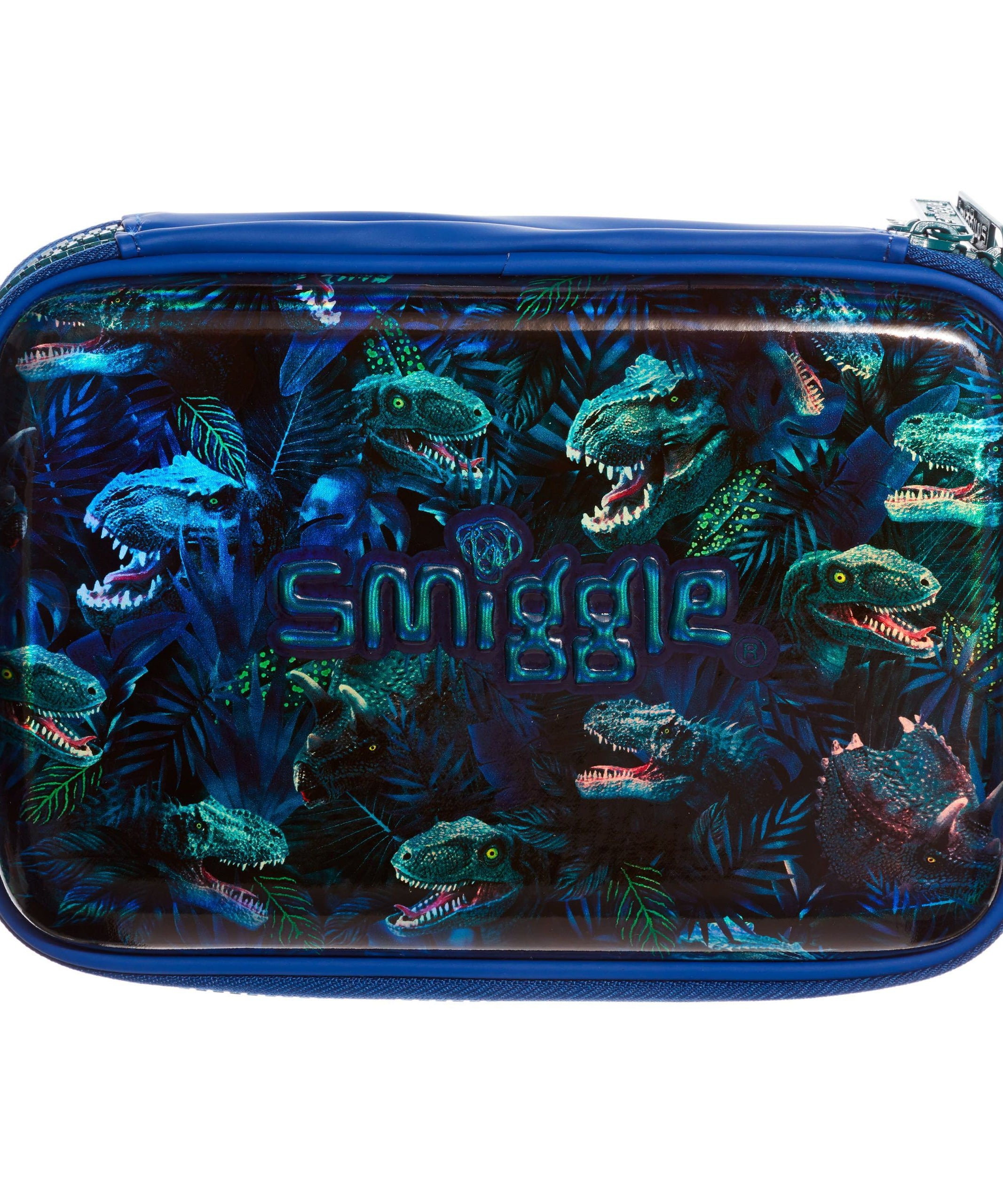 Smiggle - Galaxy Double Korkunç Dinozorlar Kalem Kutusu-Dinossi
