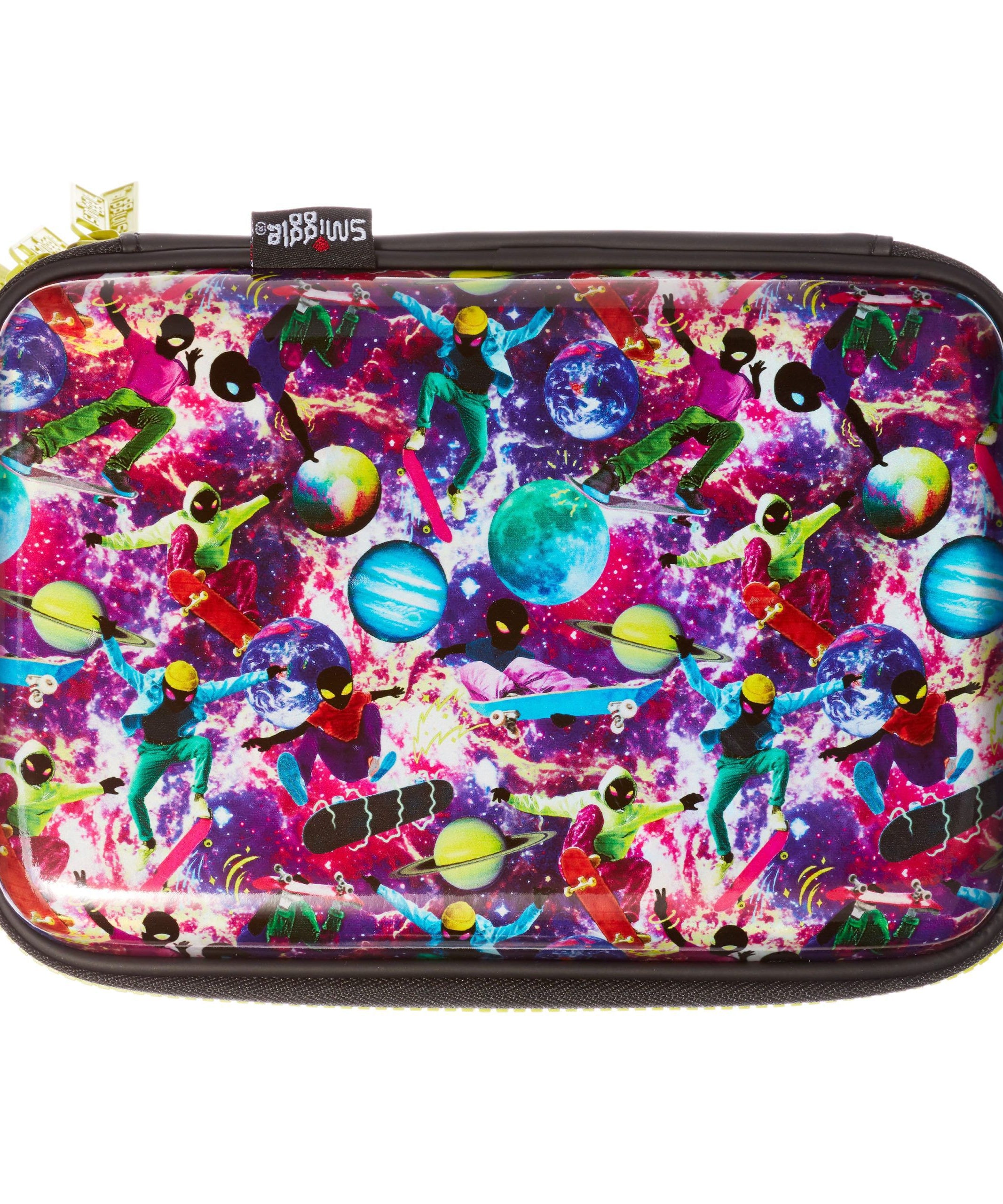 Smiggle - Galaxy Double Gezengen Adam Kalem Kutusu-Dinossi