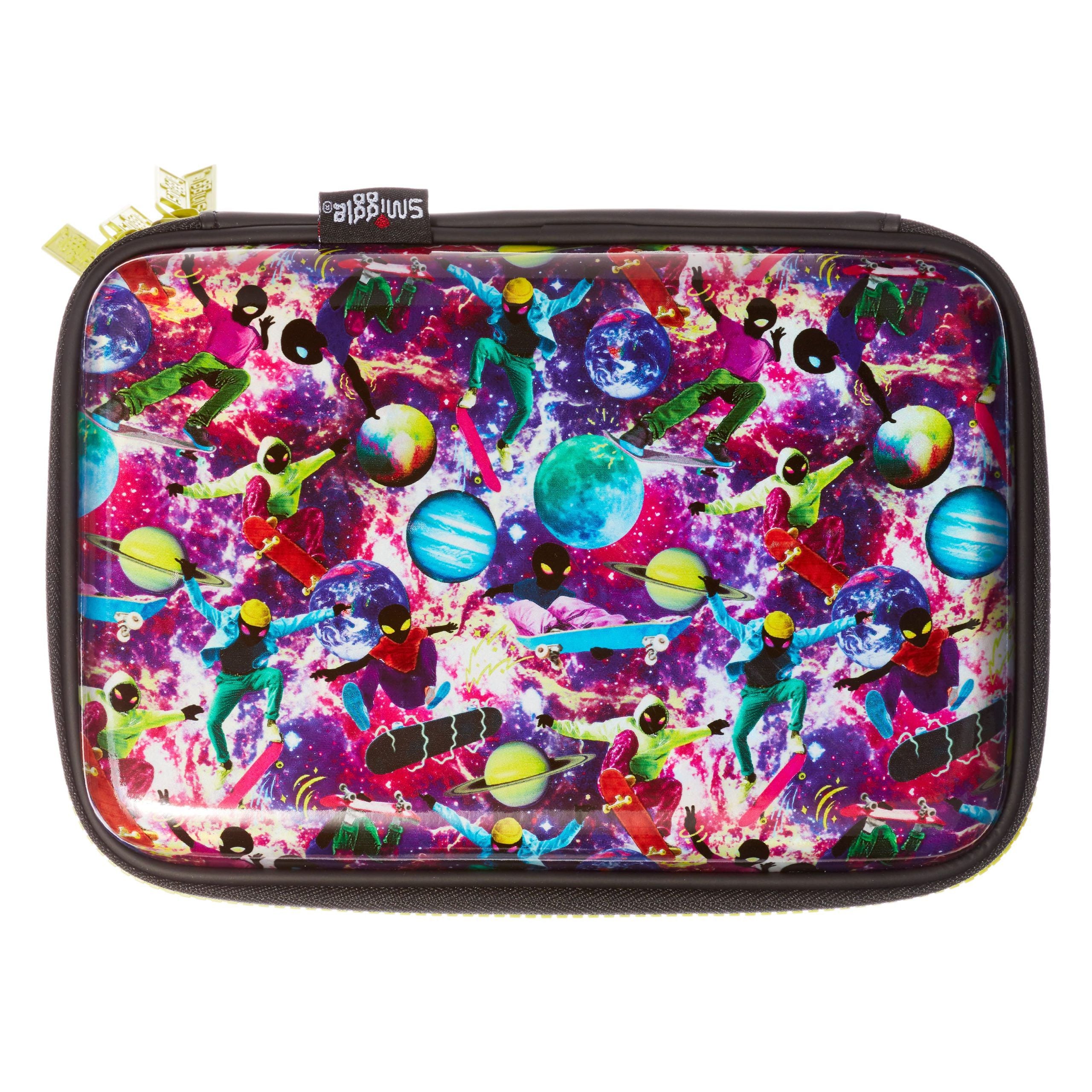 Smiggle - Galaxy Double Gezengen Adam Kalem Kutusu-Dinossi