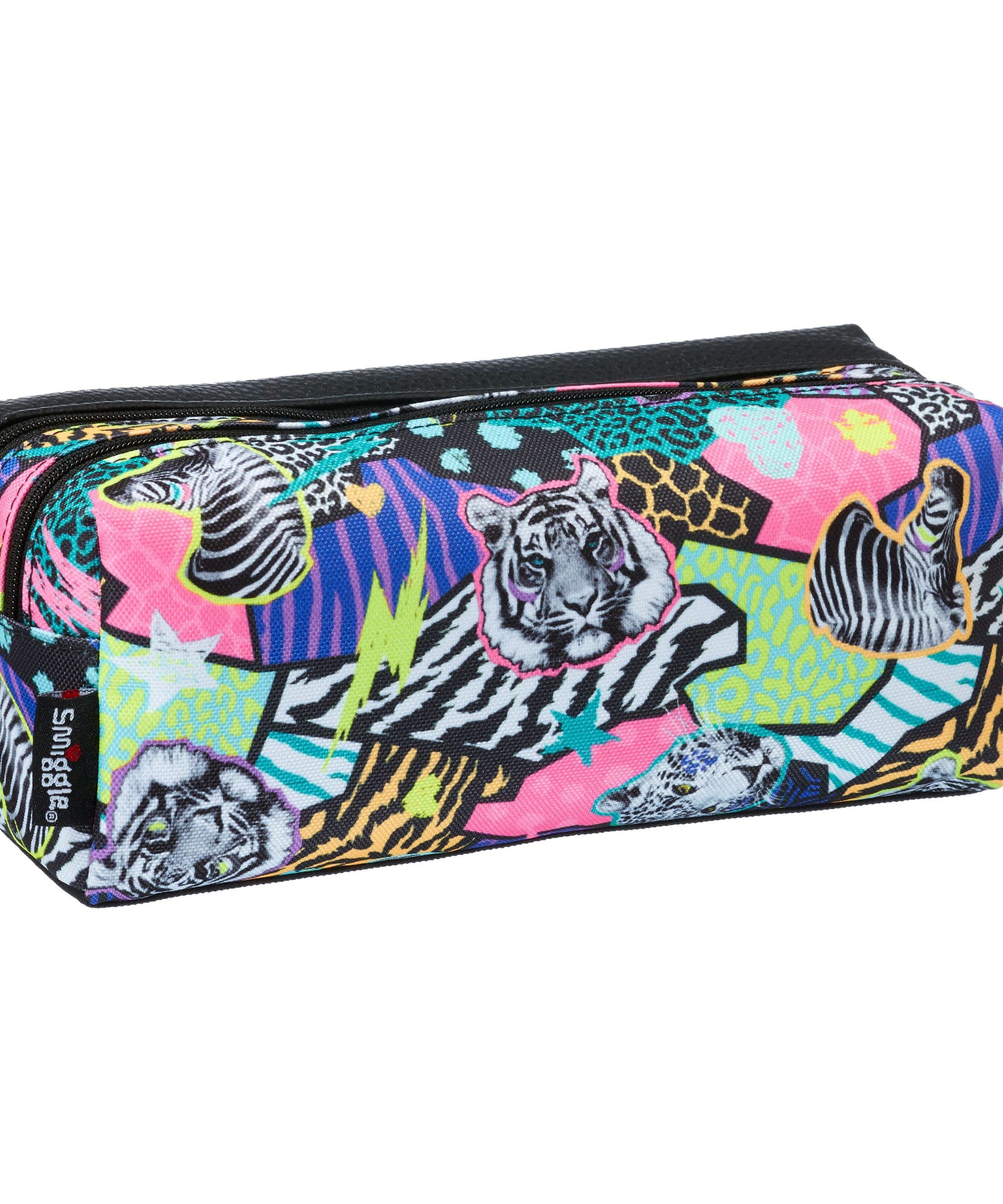 Smiggle - Galaxy İki Gözlü Kalem Kutusu-Dinossi