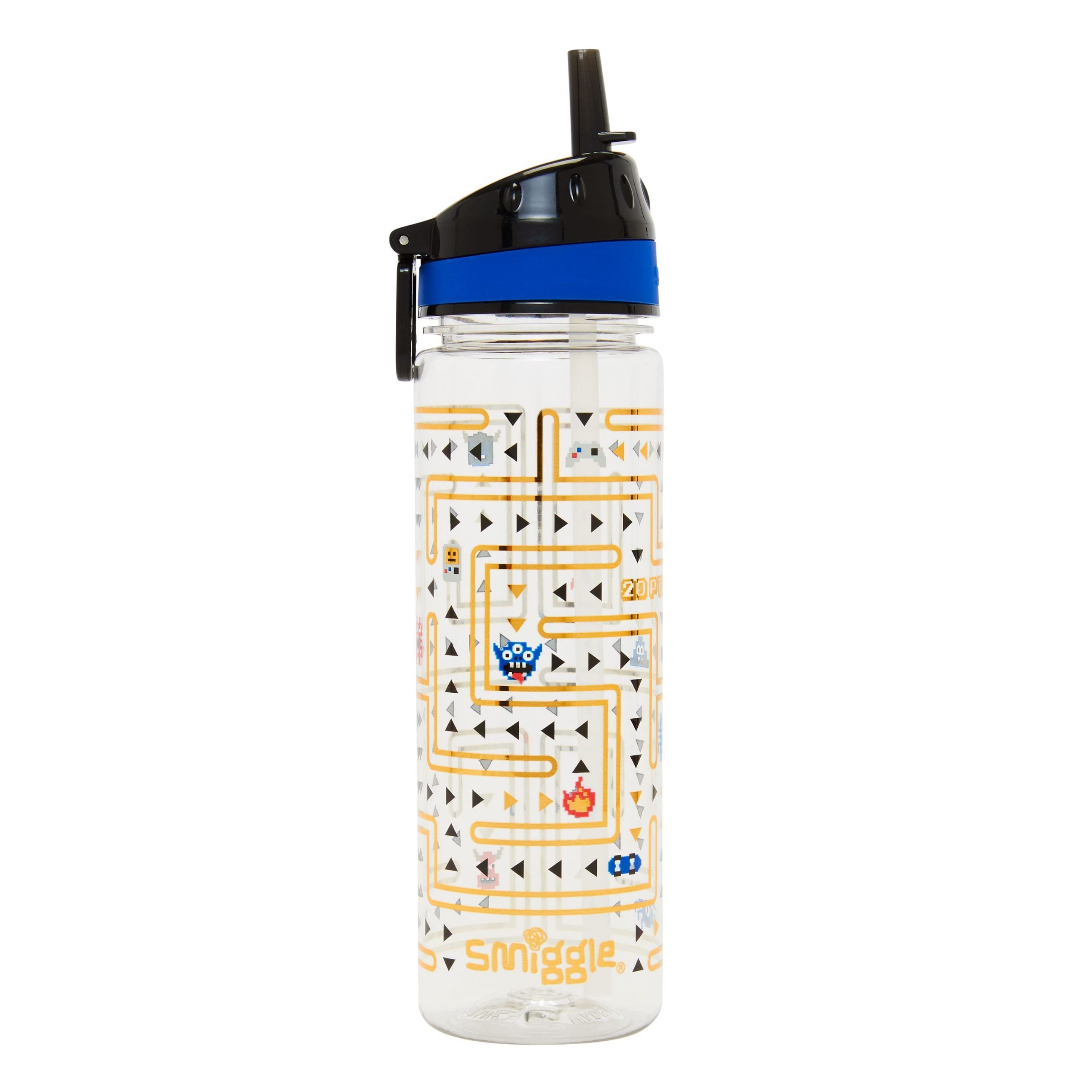 Smiggle - Gamer Pipetli 650ML BPA İçermeyen Suluk-Dinossi