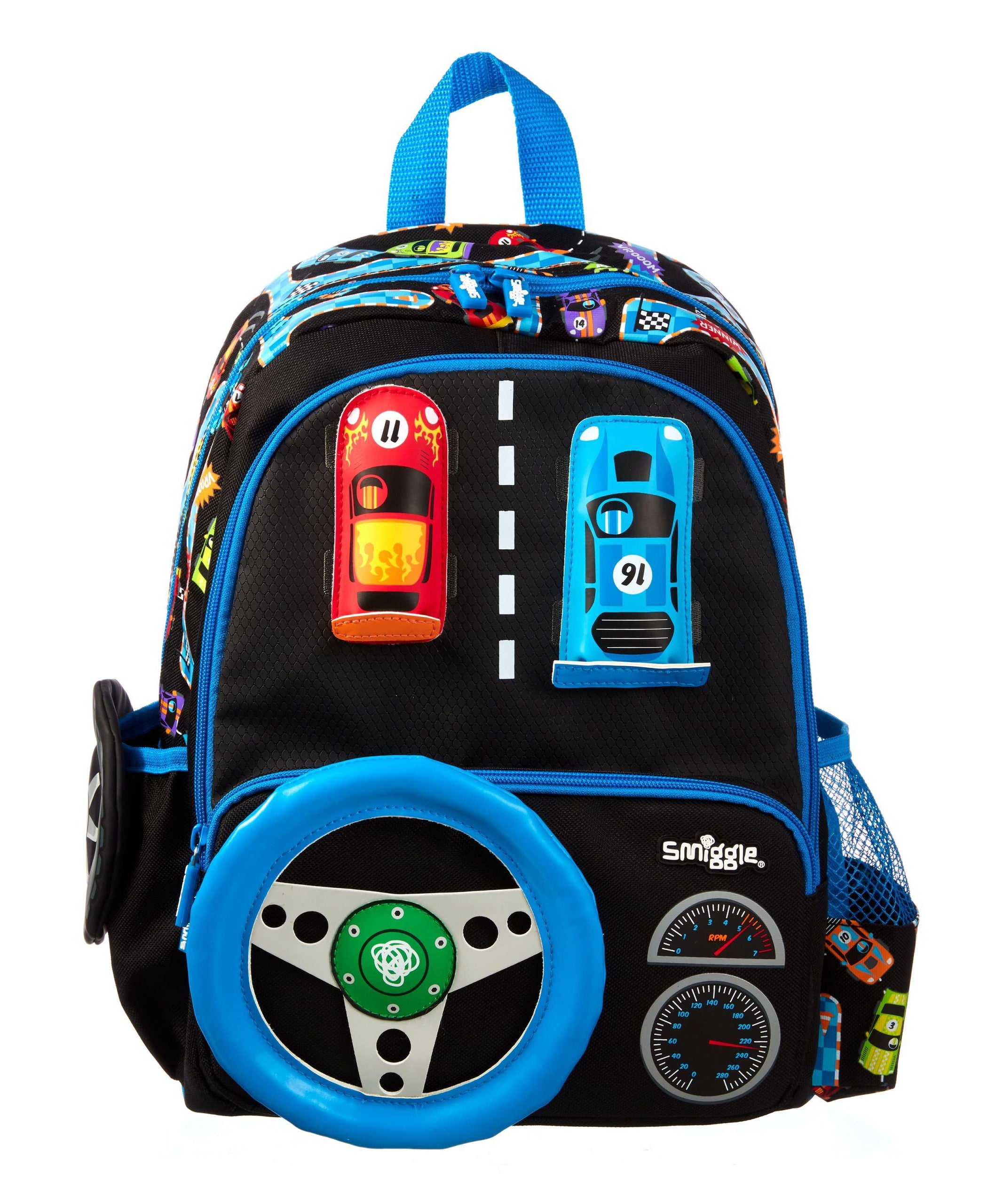 Smiggle - Panda Vroom Karakter Sırt Çantası-Dinossi