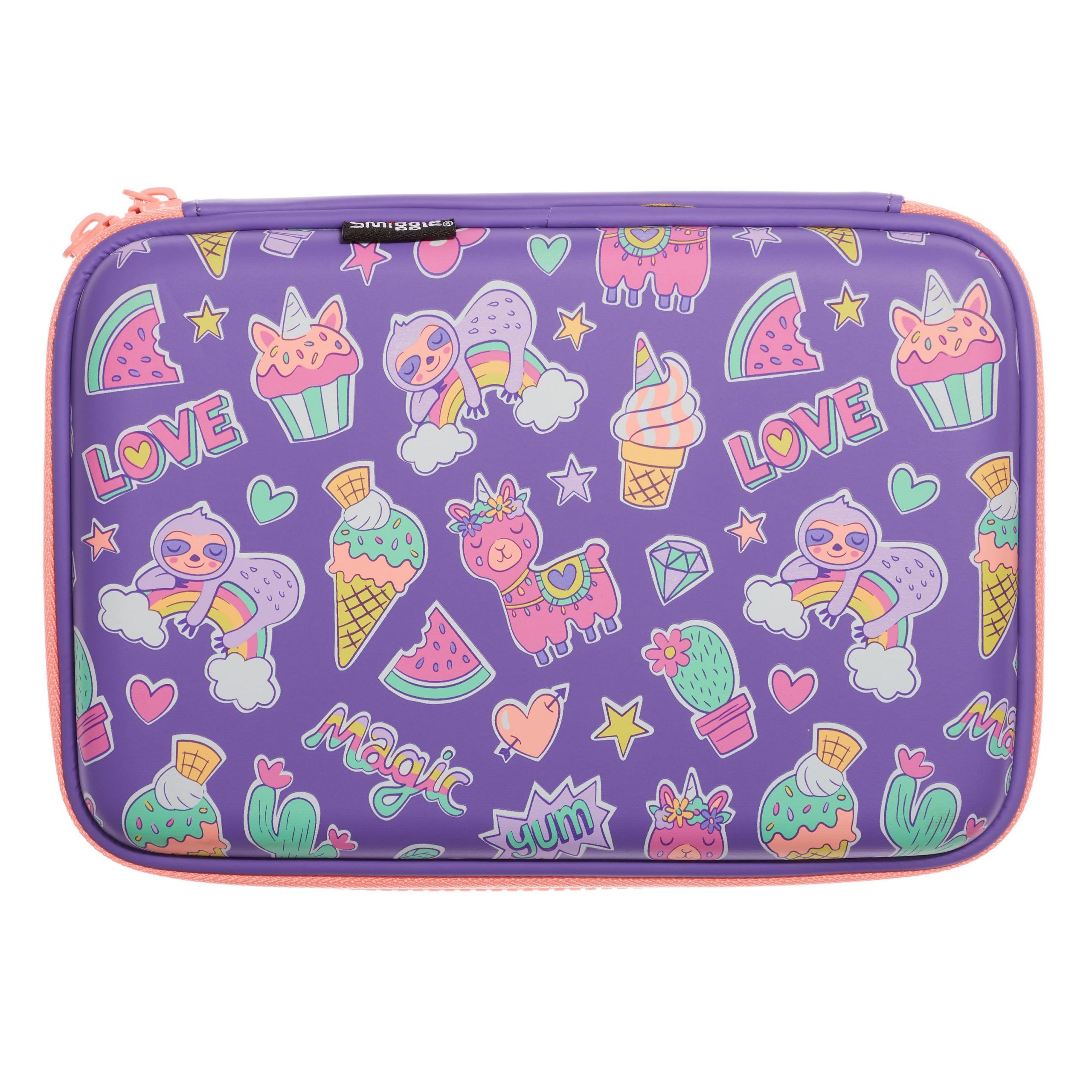 Smiggle - Lively Hardtop Kalem Kutusu-Dinossi
