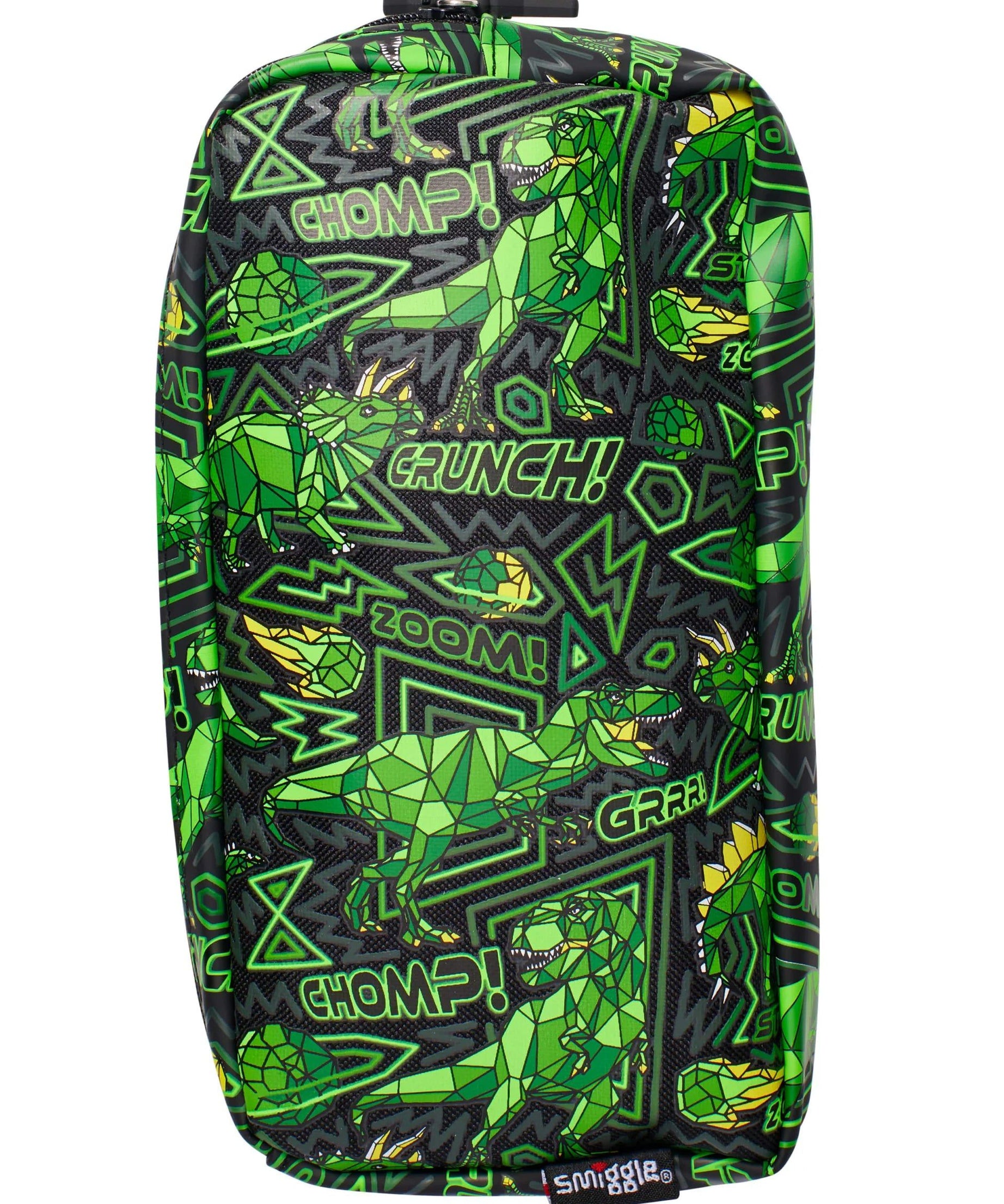 Smiggle - Wild Side Çift Gözlü Kalem Kutusu-Dinossi