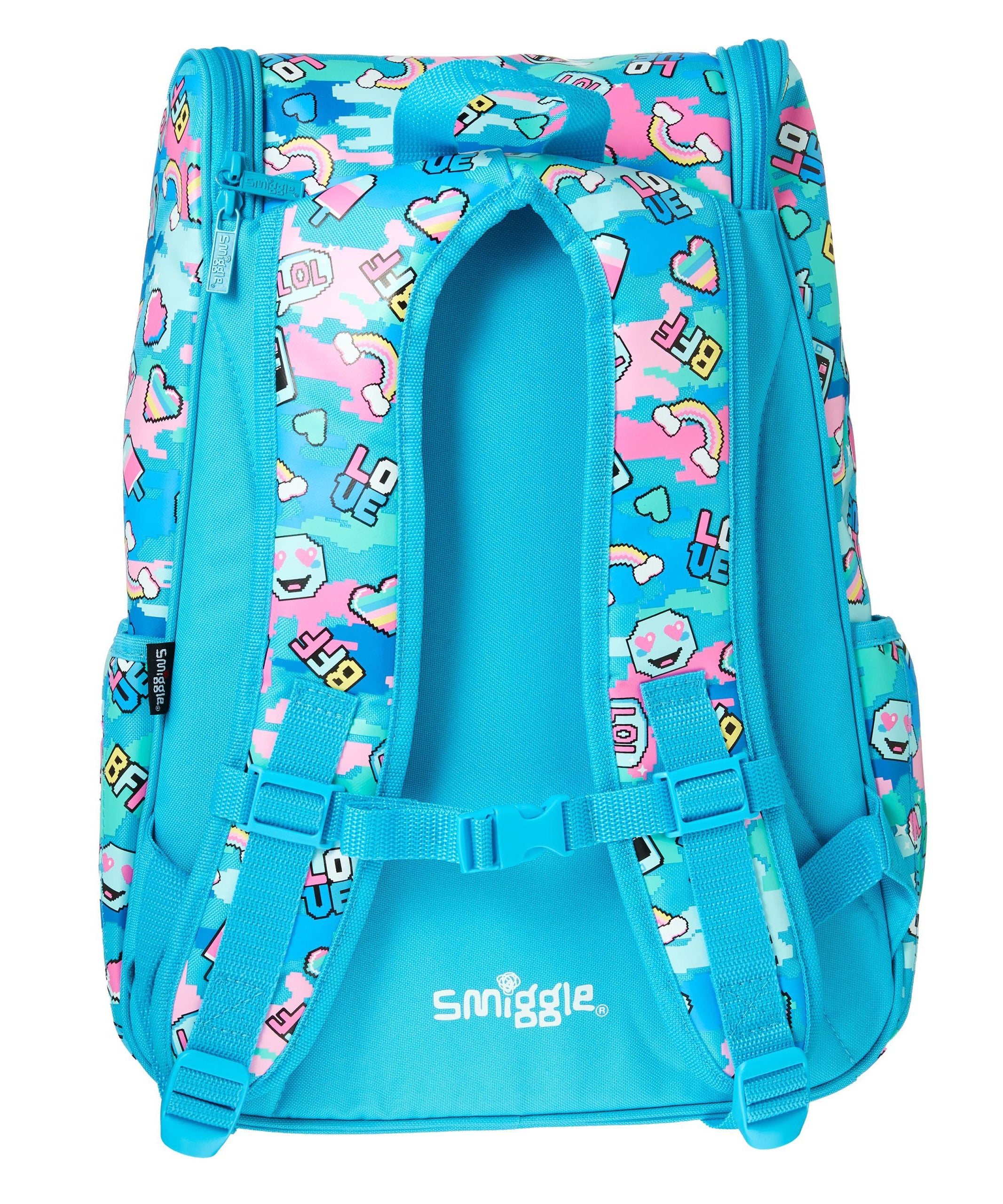 Smiggle - Hide Access Mavi Sırt Çantası-Dinossi