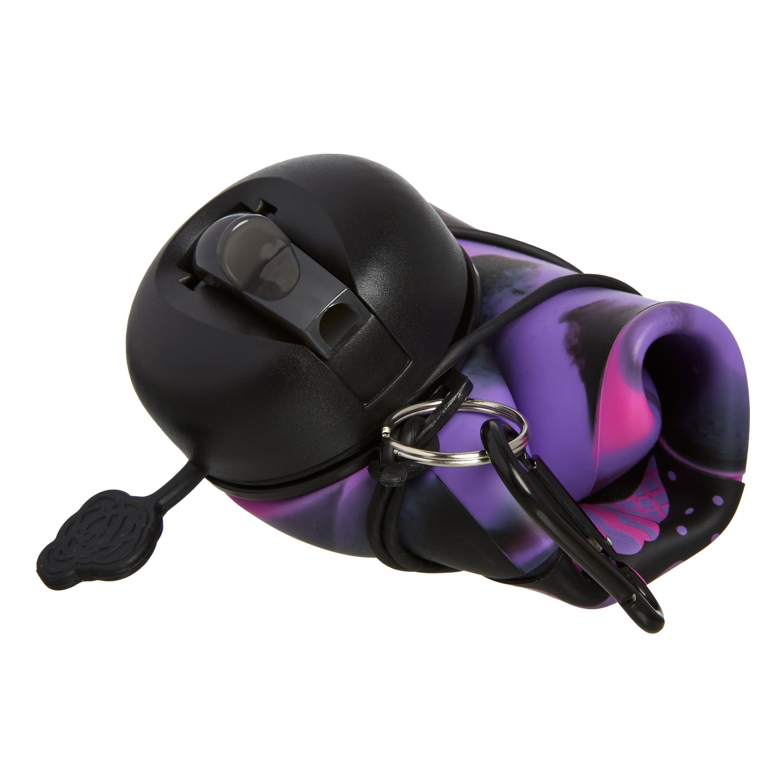 Smiggle - Hide Roll Silikon Katlanabilir Pipetli 600ML BPA İçermeyen Suluk-Dinossi