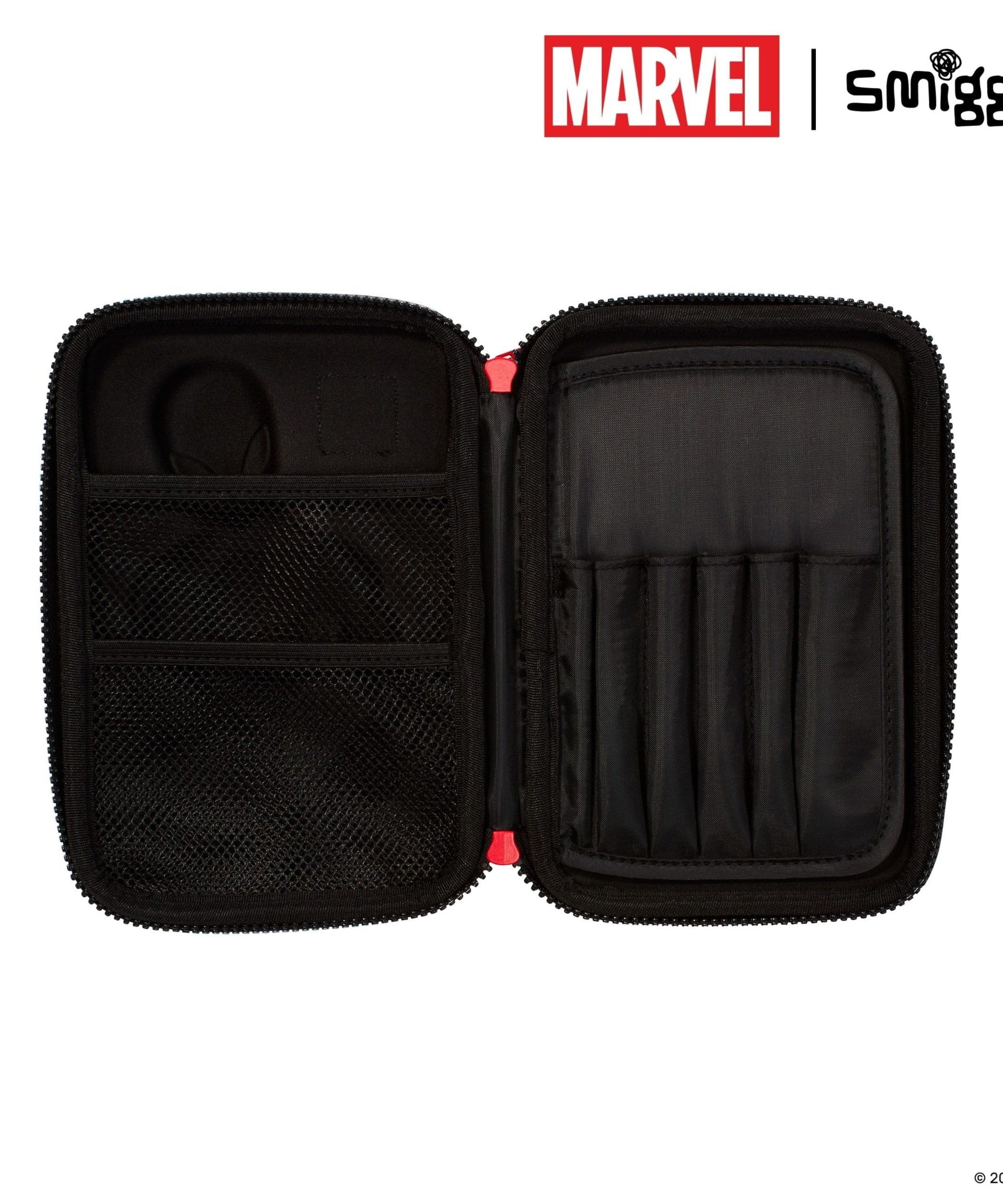 Smiggle - Marvel Spiderman HardTop Kalem Kutusu-Dinossi