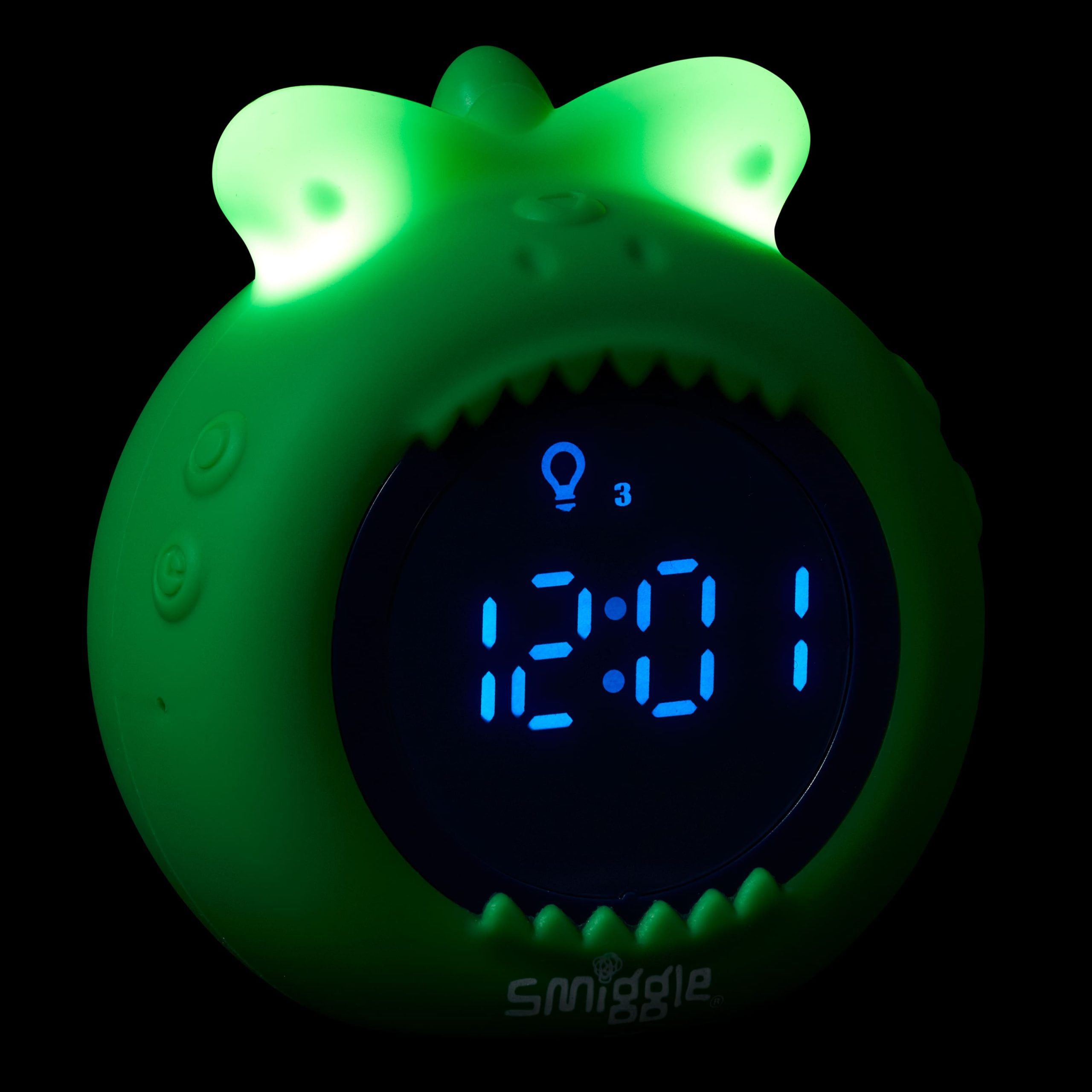 Smiggle - Dinozor Işıklı ve Alarmli Masa Saati-Dinossi