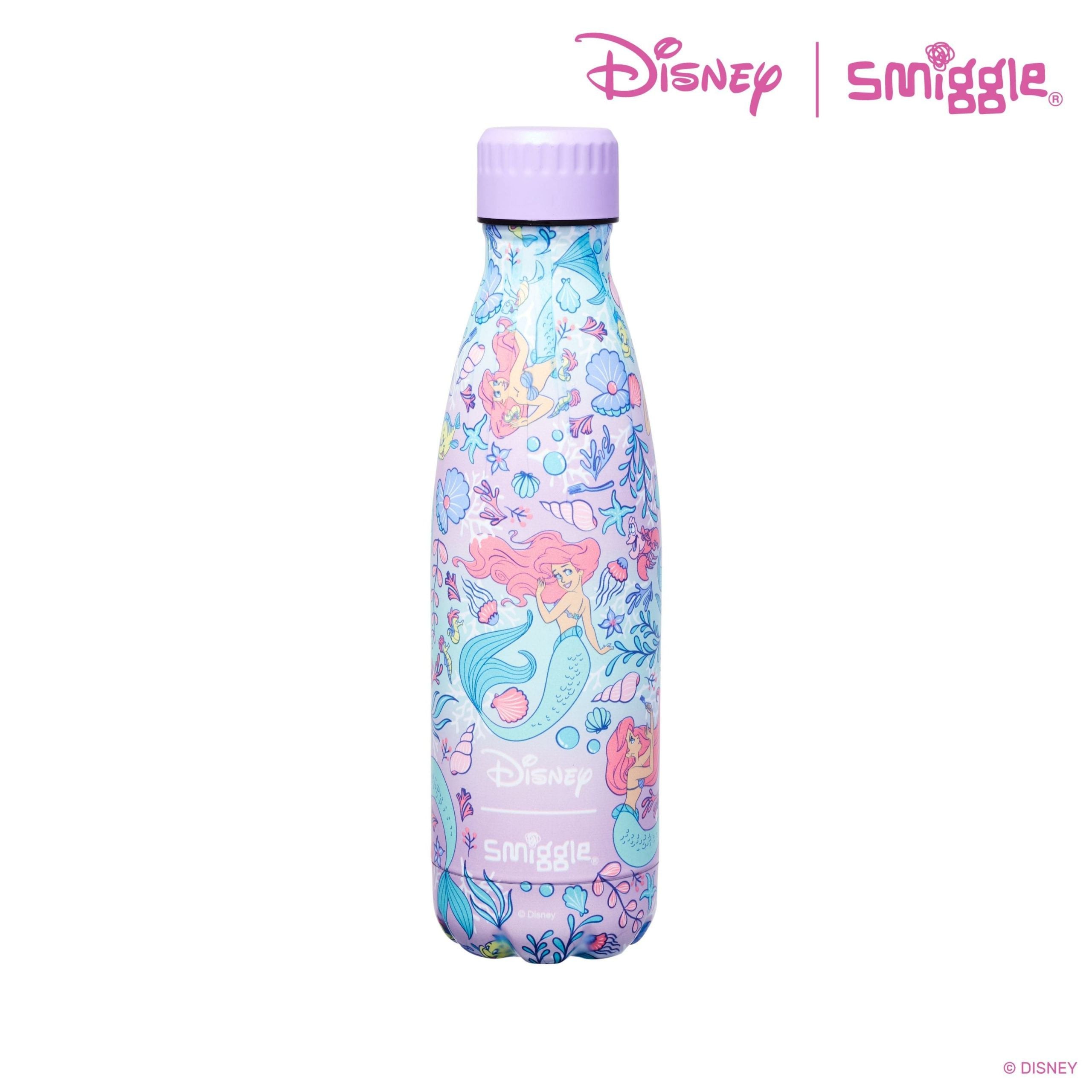 Smiggle - Disney Princess Paslanmaz Çelik İçecek Şişesi 500Ml-Dinossi