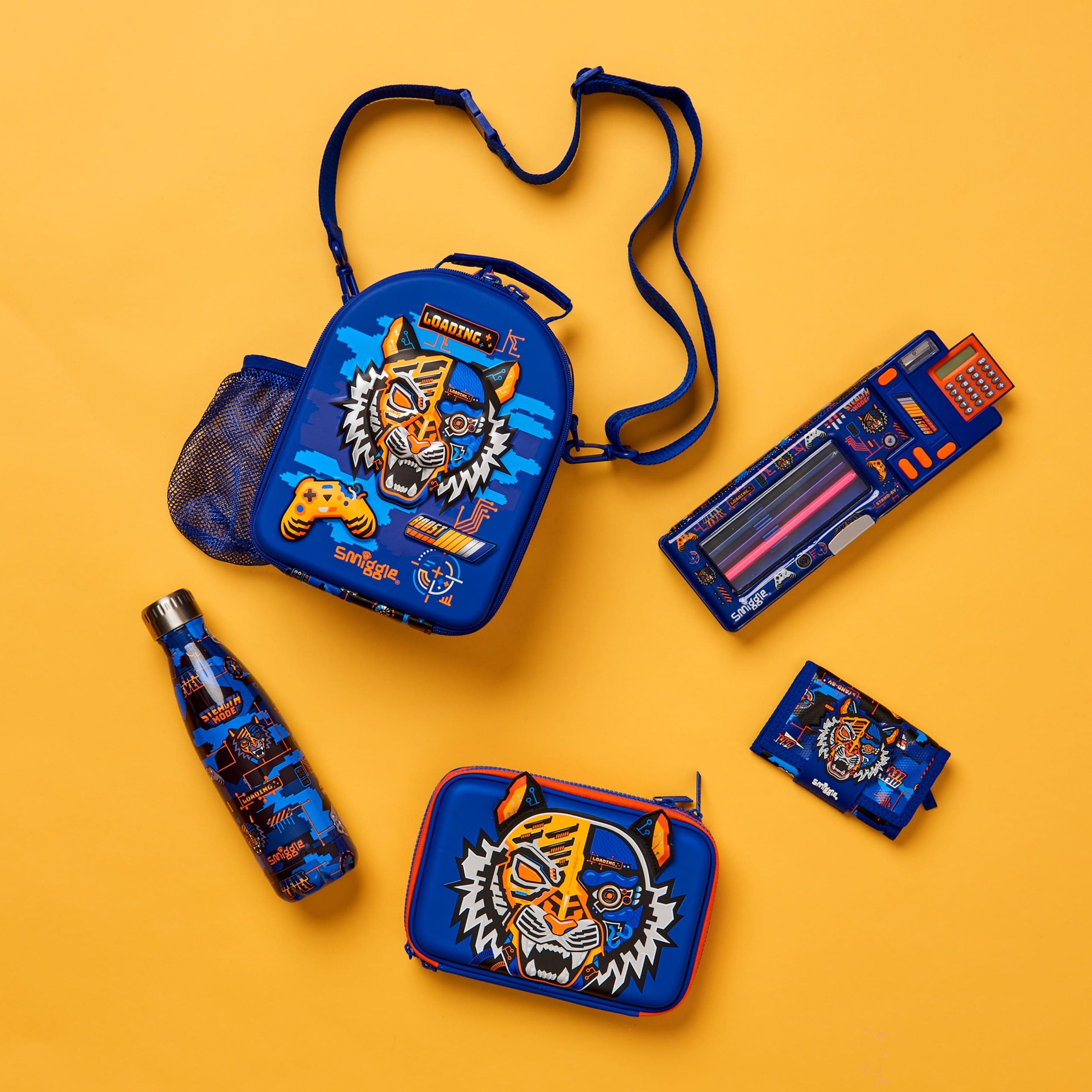 Smiggle - Hey There 500ML Paslanmaz Çelik Matara-Dinossi