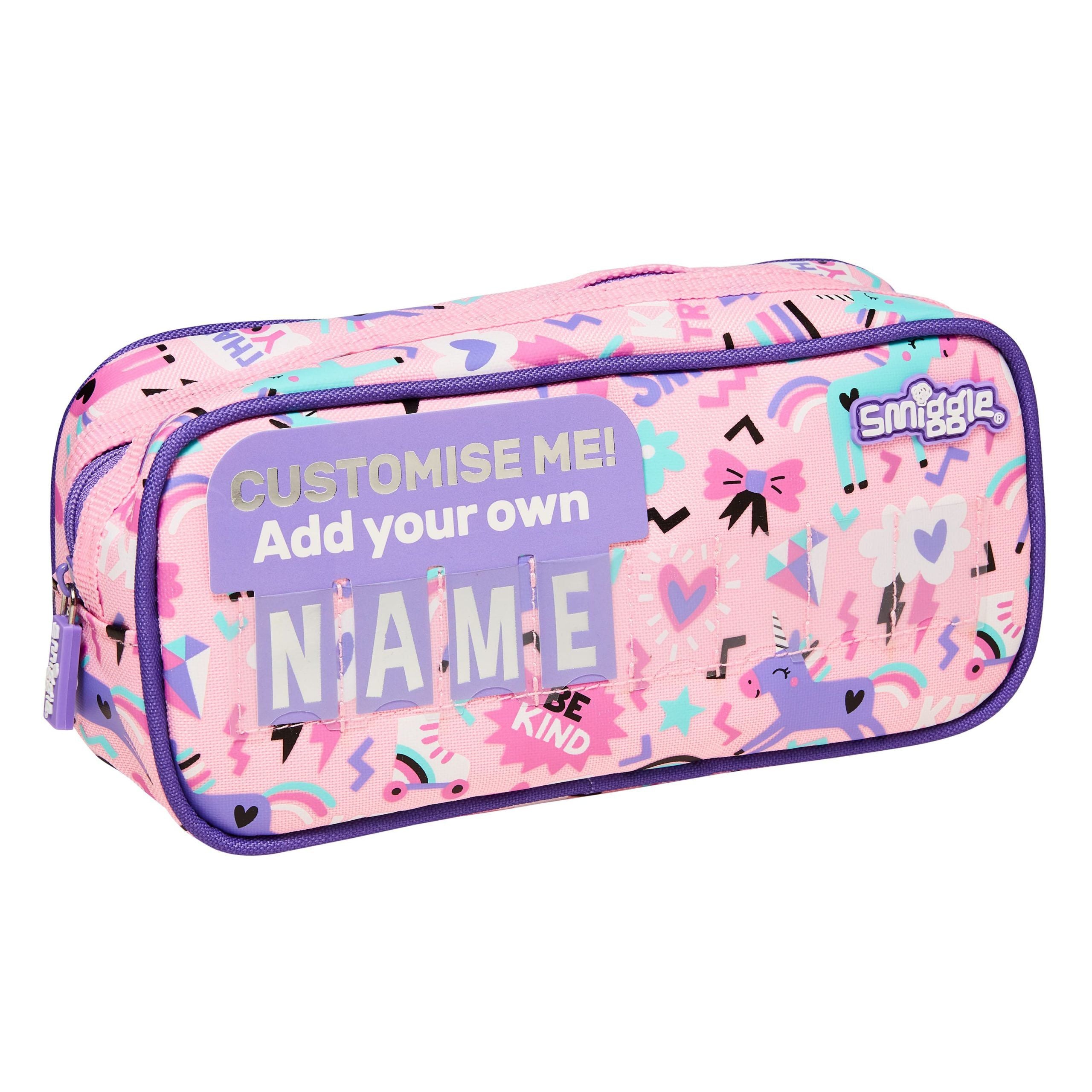 Smiggle - Cloud Nine Junior İsimlikli Cruiser Kalem Kutusu-Dinossi
