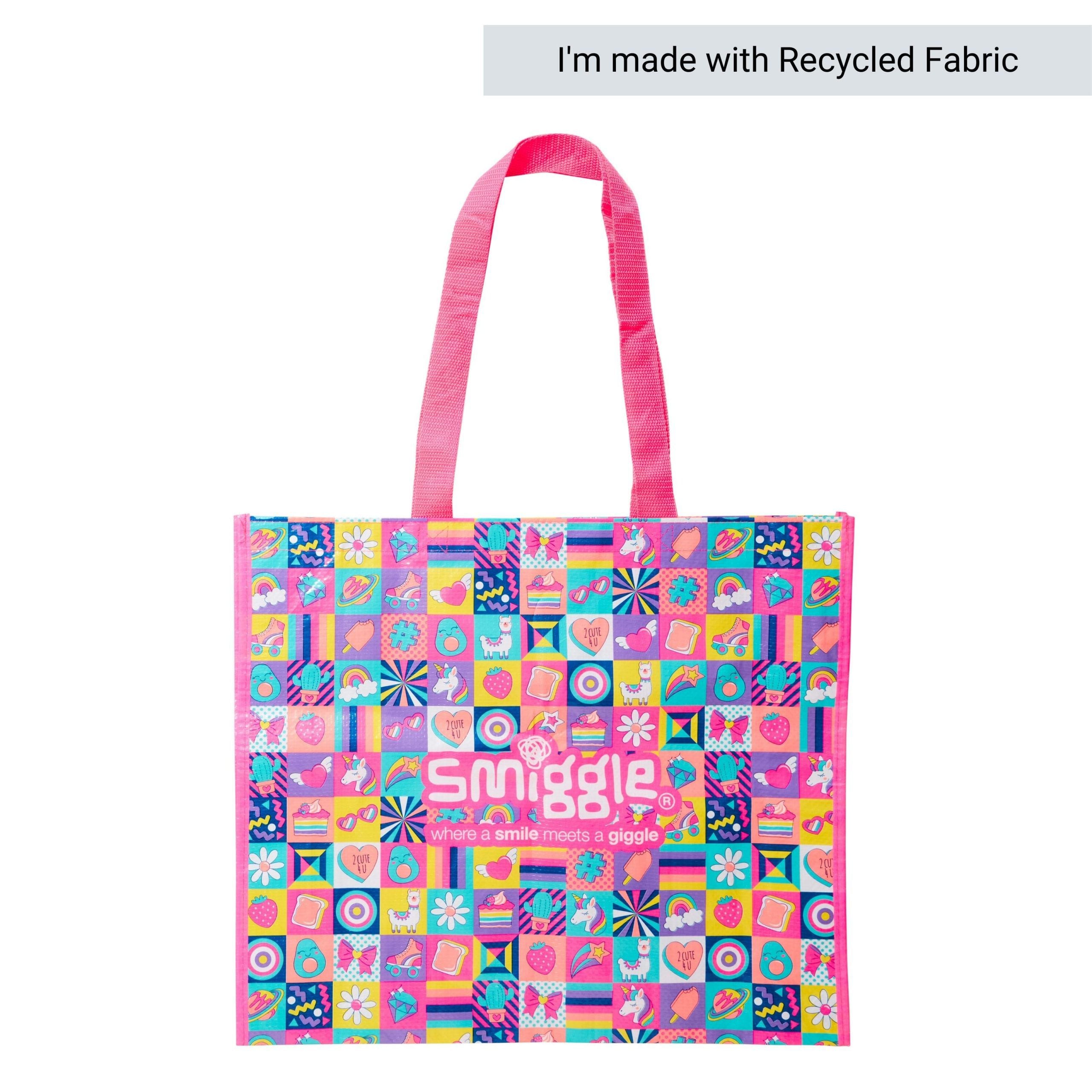 Smiggle - Glee Büyük Beni Yeniden Kullan Çanta-Dinossi