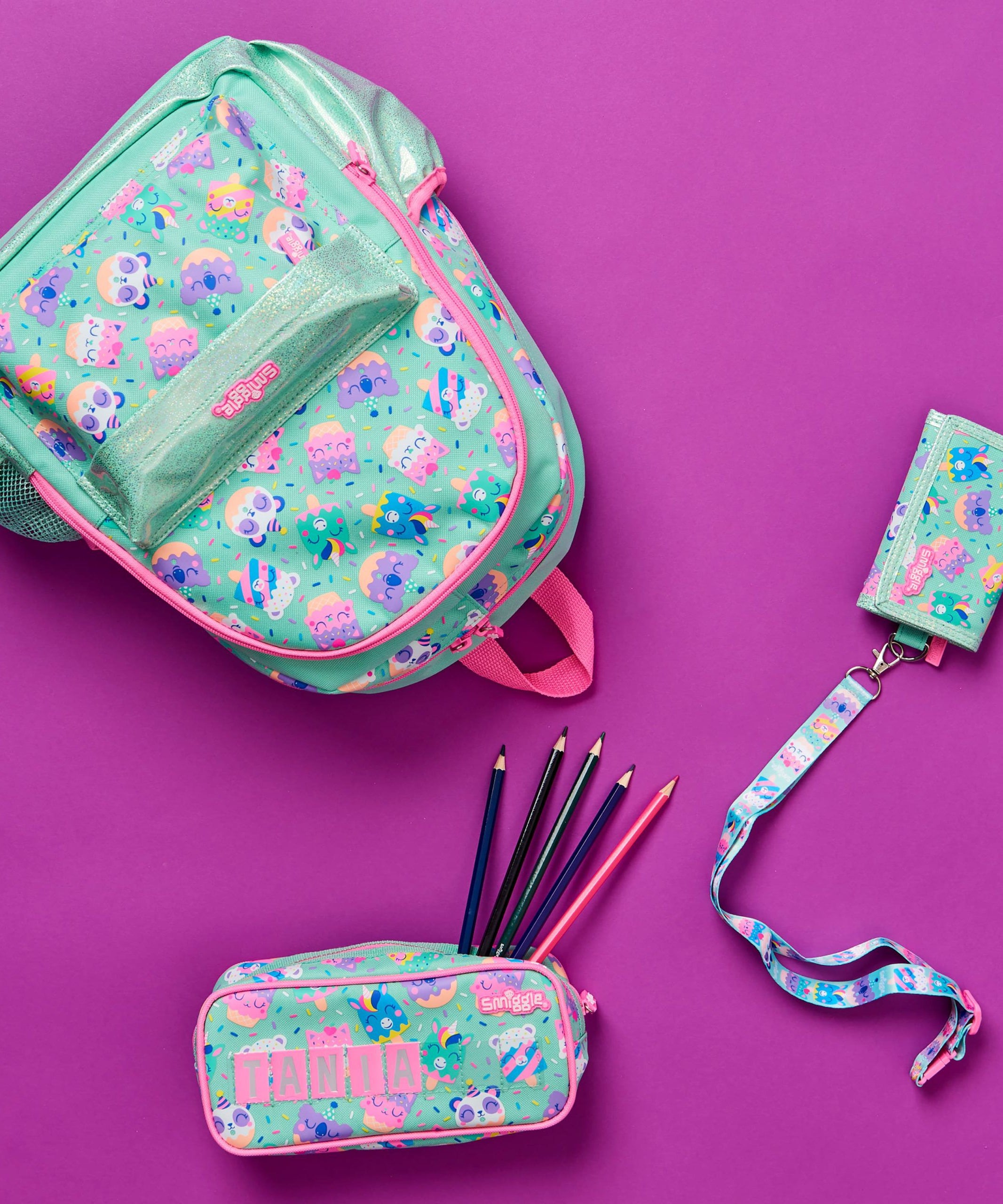 Smiggle - Cloud Nine Junior Sırt Çantası-Dinossi