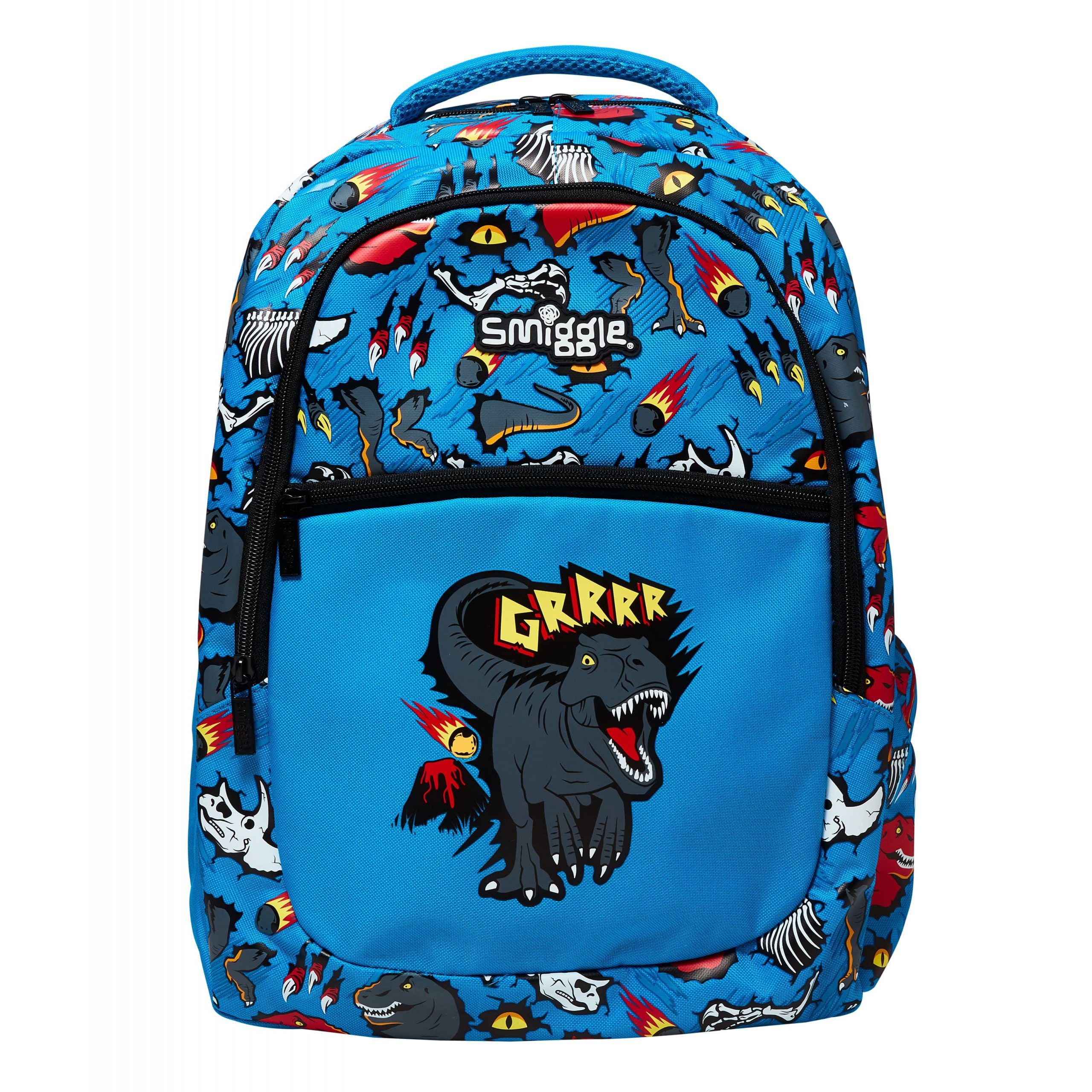 Smiggle - Peppy 4'lü Okul Çanta Seti-Dinossi