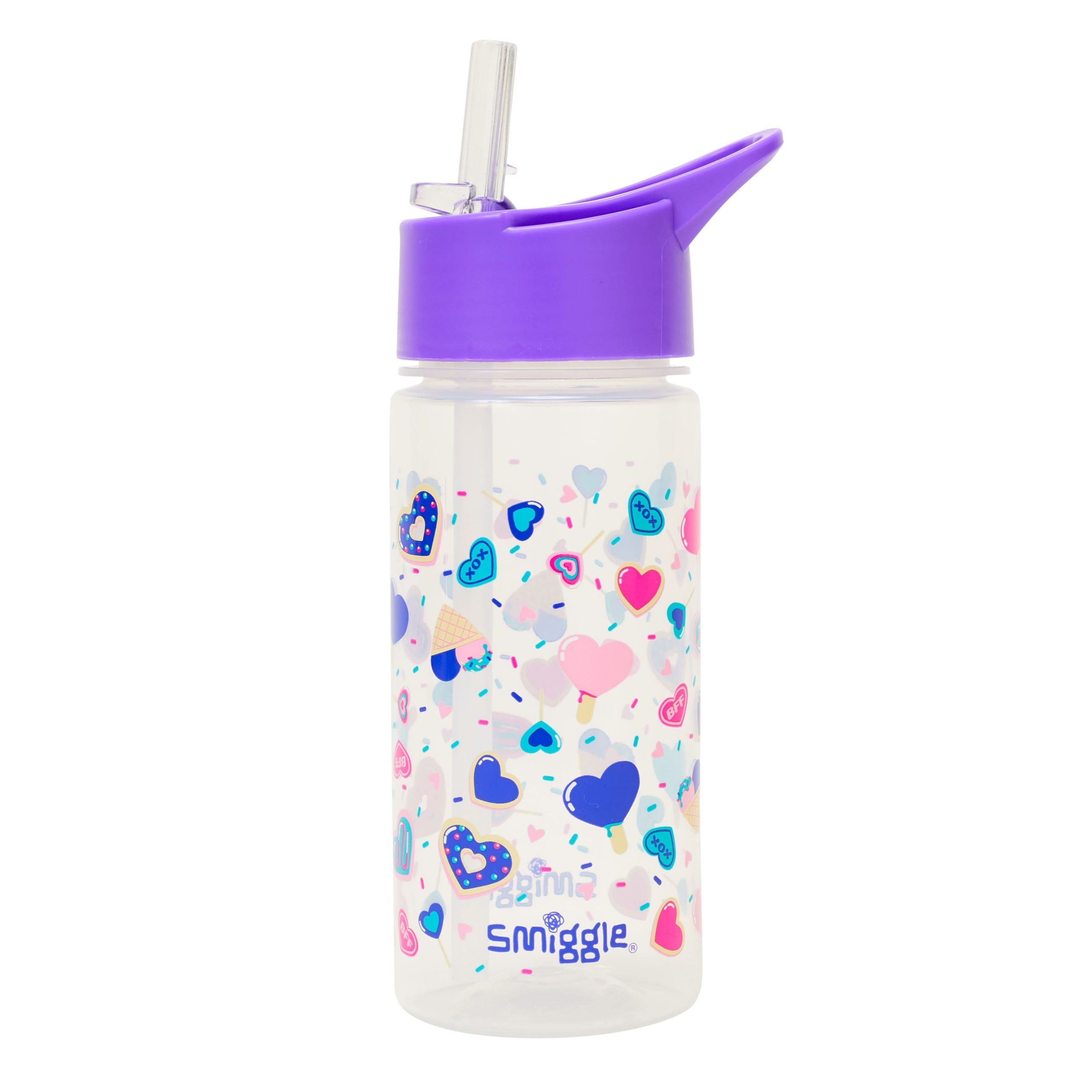 Smiggle - Giggle Pipetli 450ML BPA İçermeyen Suluk-Dinossi