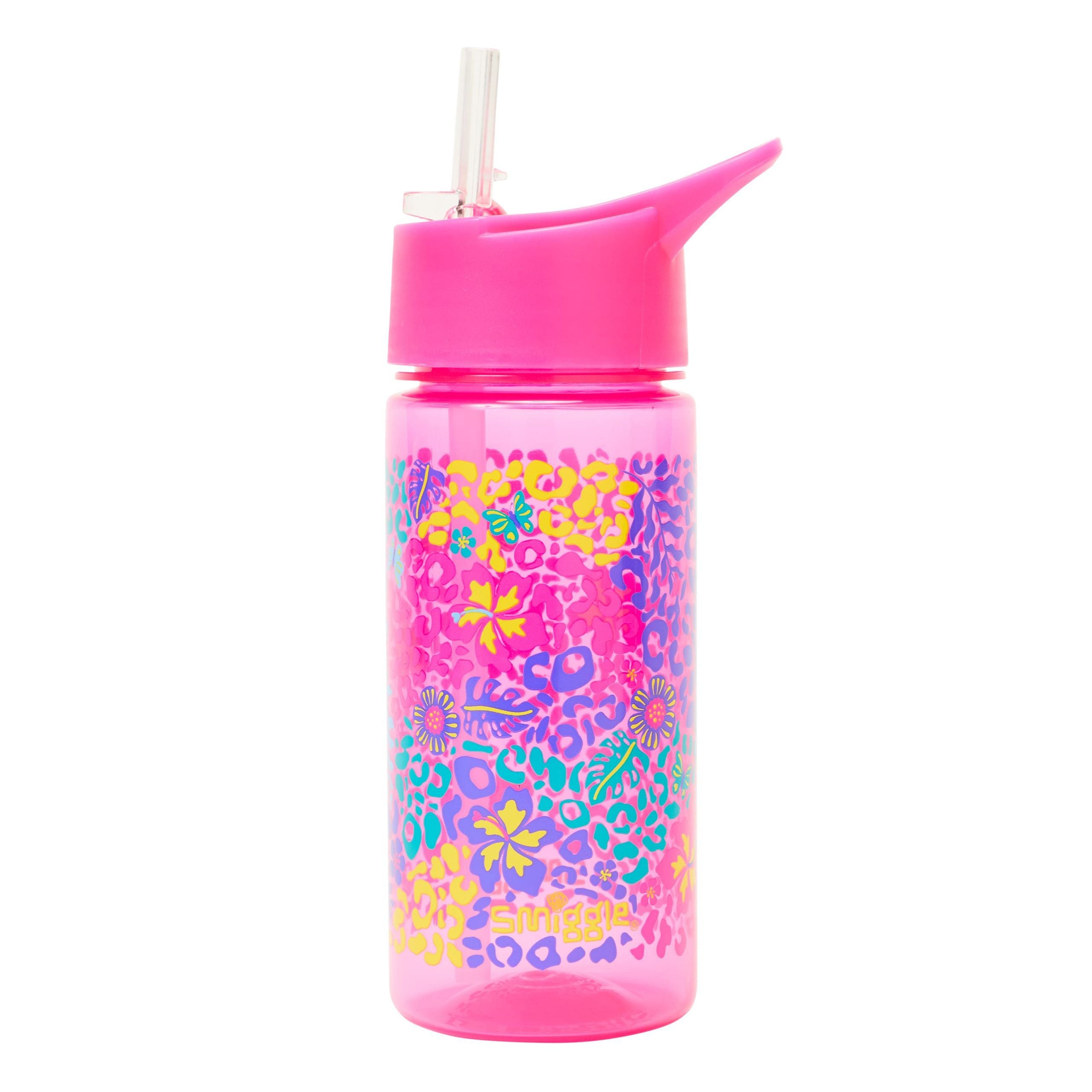 Smiggle - Giggle Pipetli 450ML BPA İçermeyen Suluk-Dinossi