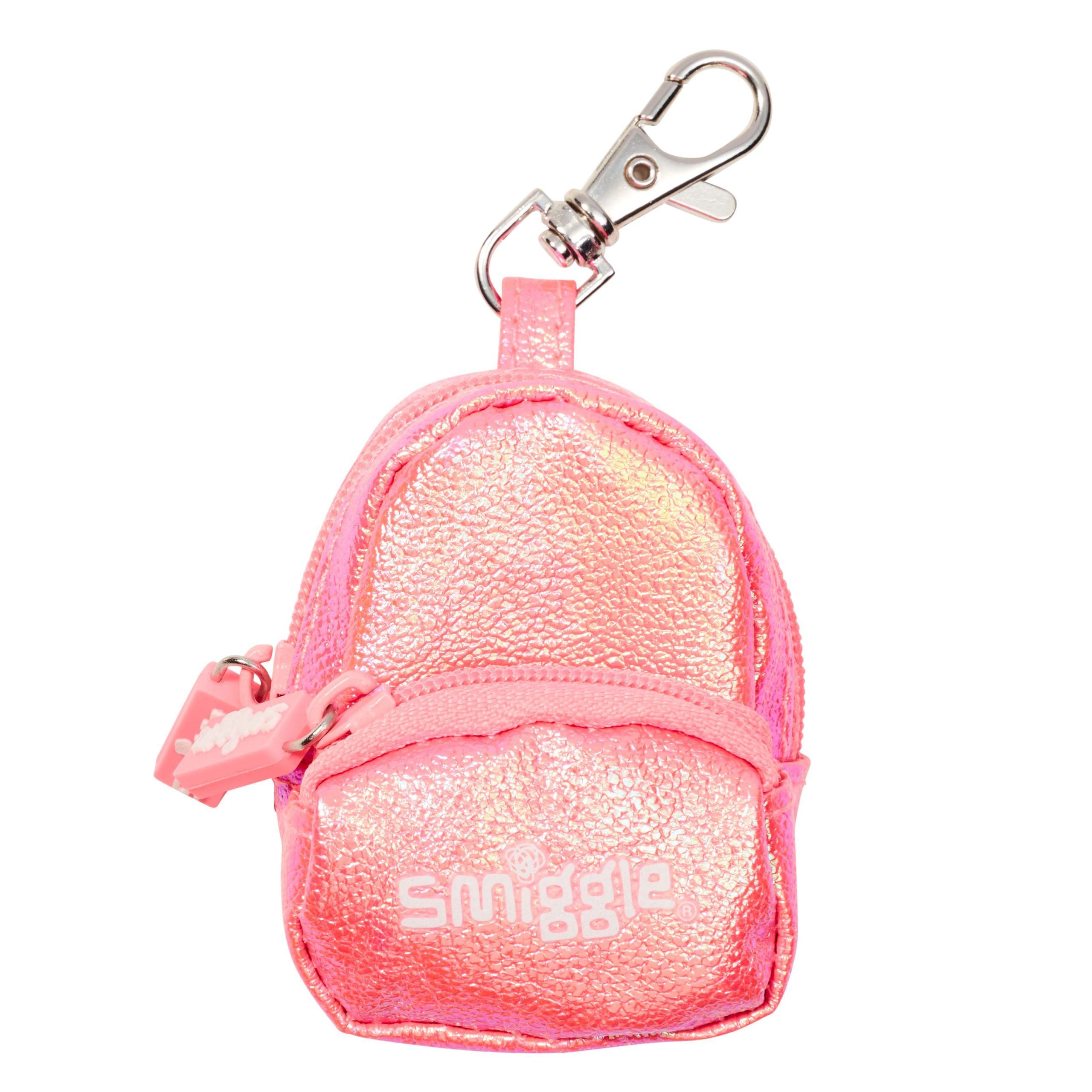 Smiggle - Pembe Bozuk Mini Para Çantası-Dinossi