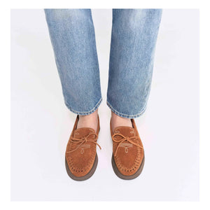 Socque Paris - Totem Suede Loafers | Camel