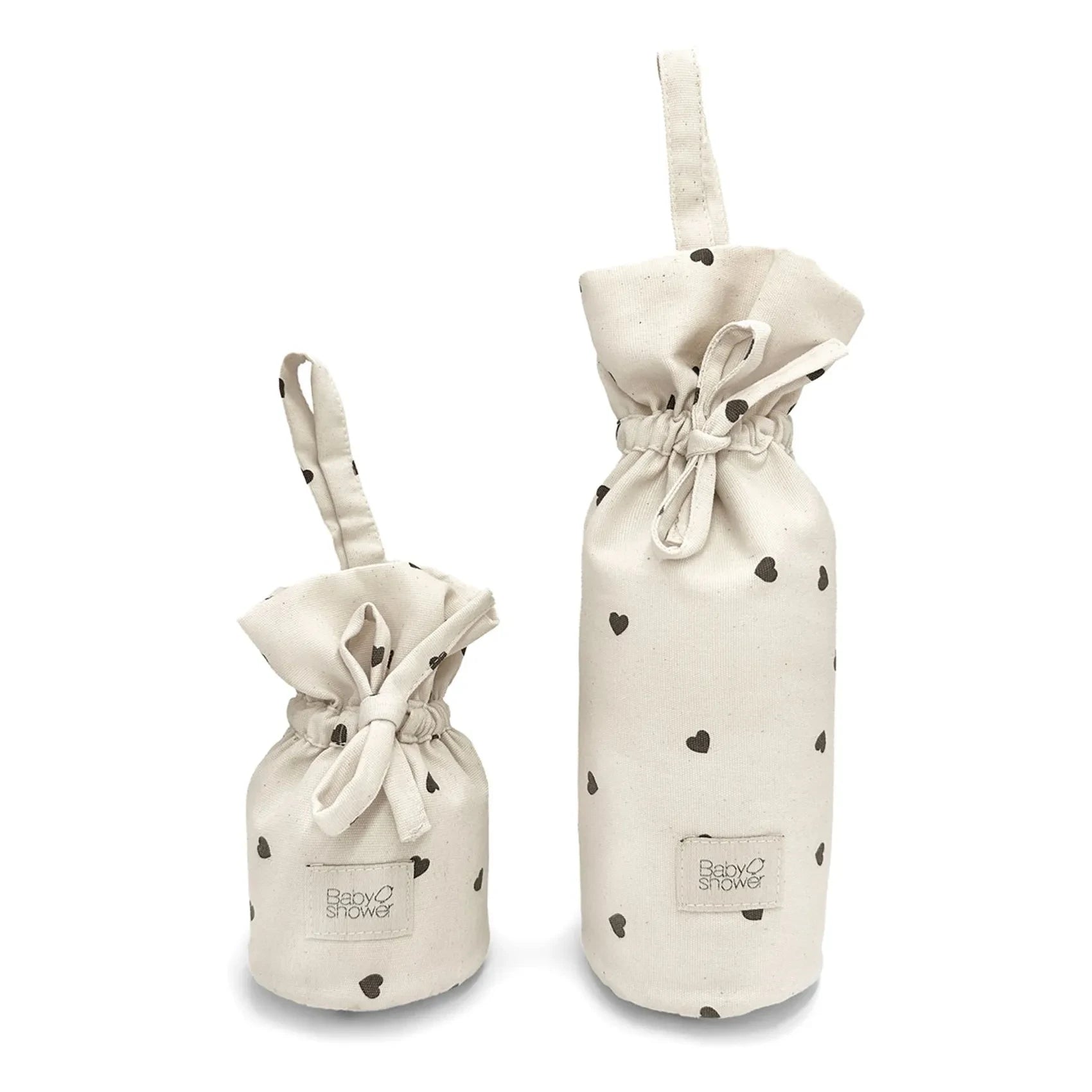 Babyshower - Cœurs Bottle Bag | Ecru