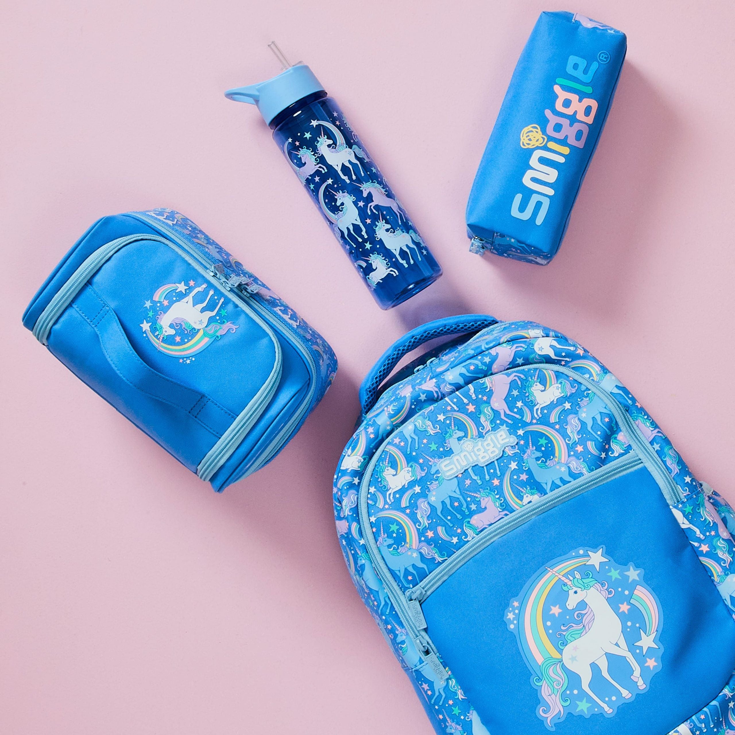 Smiggle - Neat 750 ML Unicorn Pipetli Suluk-Dinossi