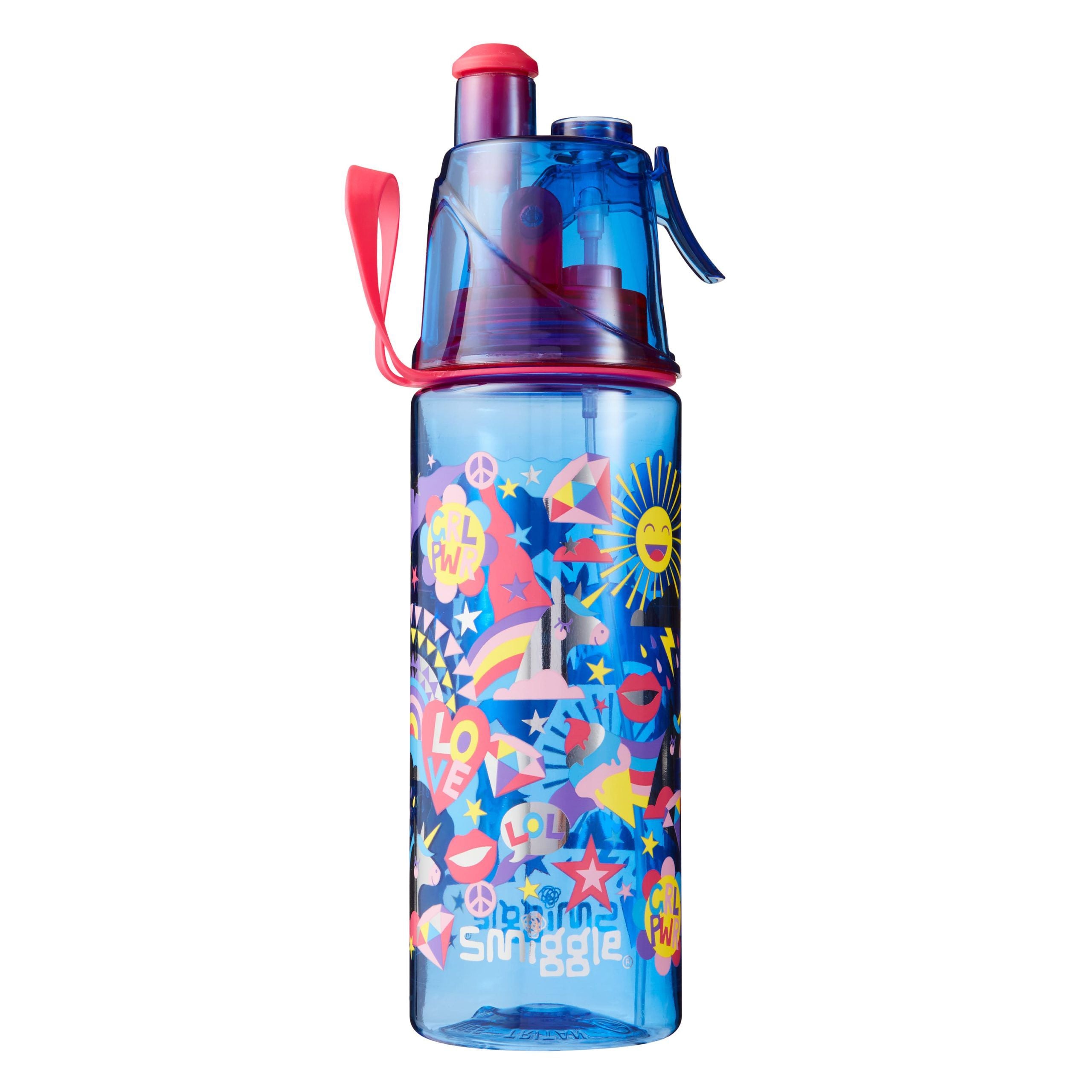 Smiggle - Ziggy Spritz Su Püskürtmeli 560ML BPAsız Otomatik Suluk-Dinossi