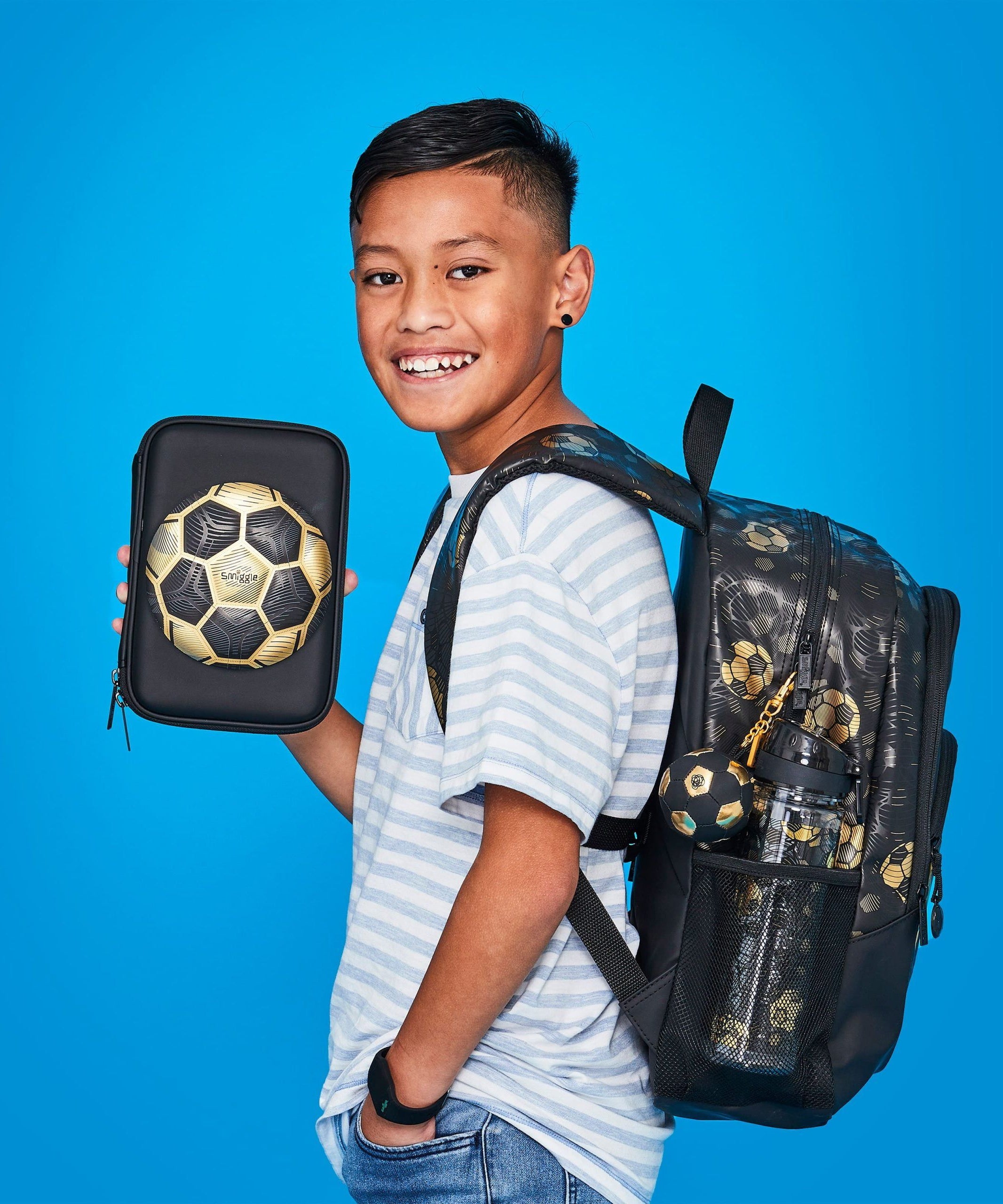 Smiggle - Score HardTop Kalem Kutusu-Dinossi