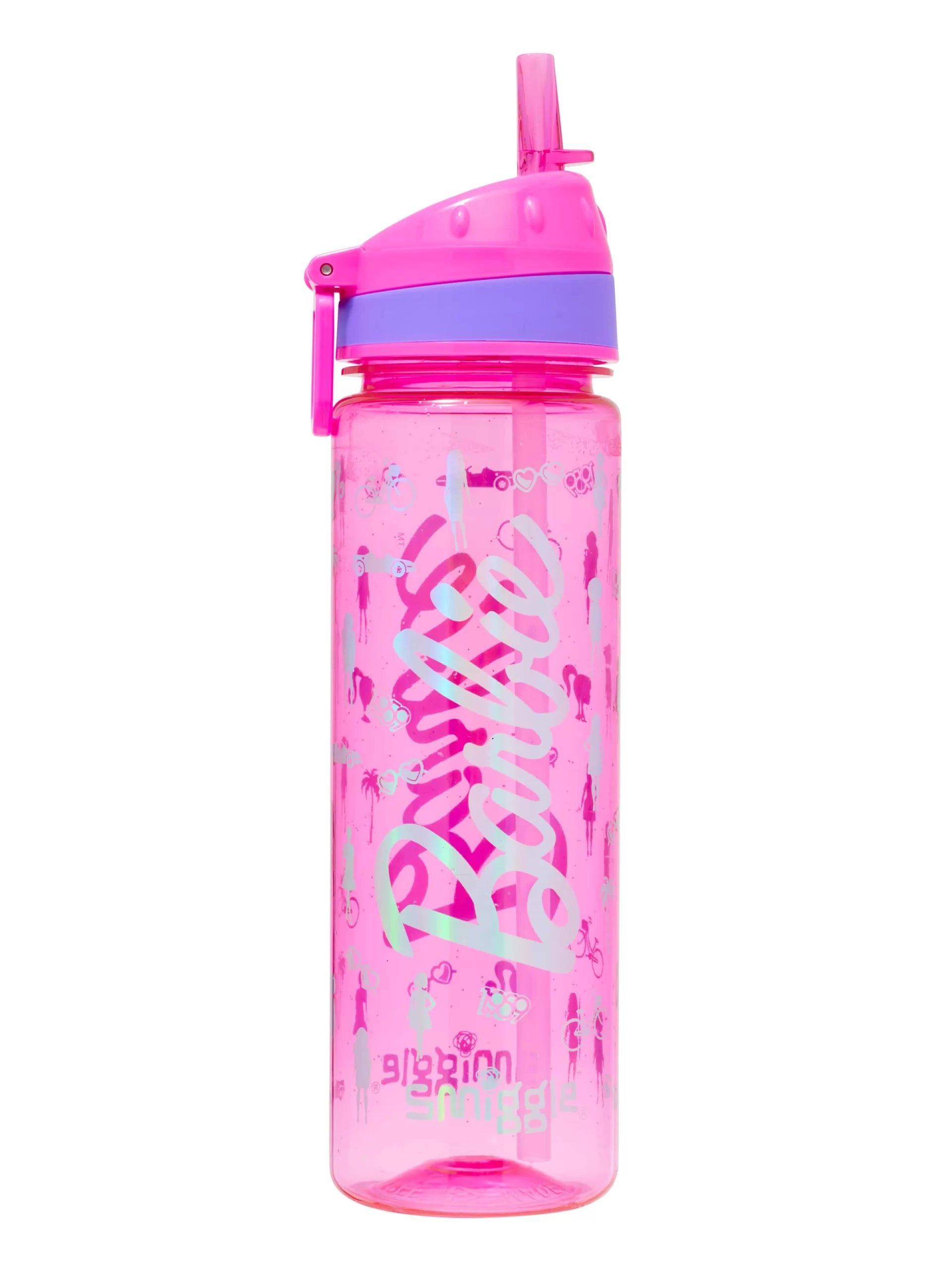 Smiggle - Barbie 650 ML BPA'sız Pipetli Suluk-Dinossi