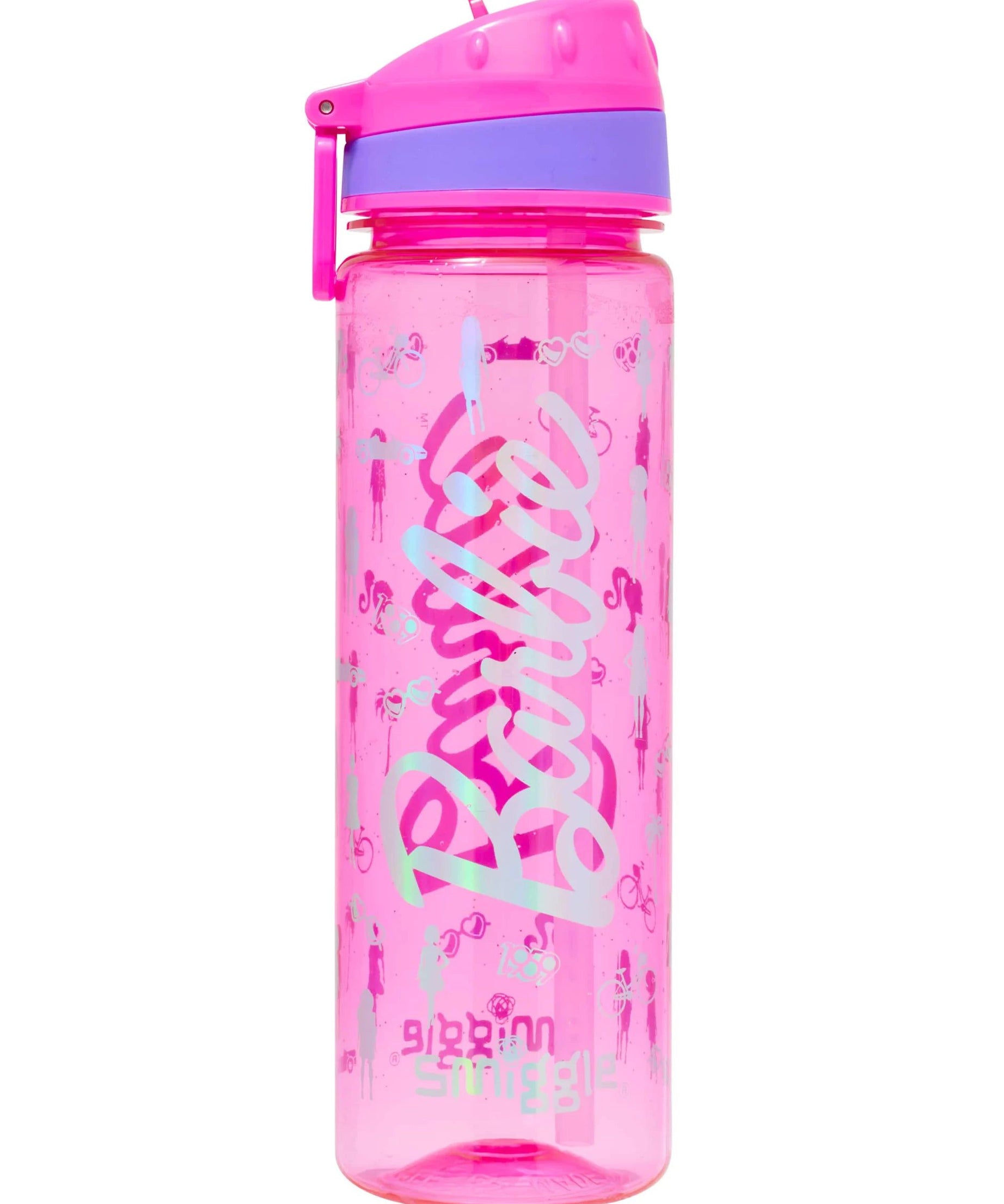 Smiggle - Barbie 650 ML BPA'sız Pipetli Suluk-Dinossi