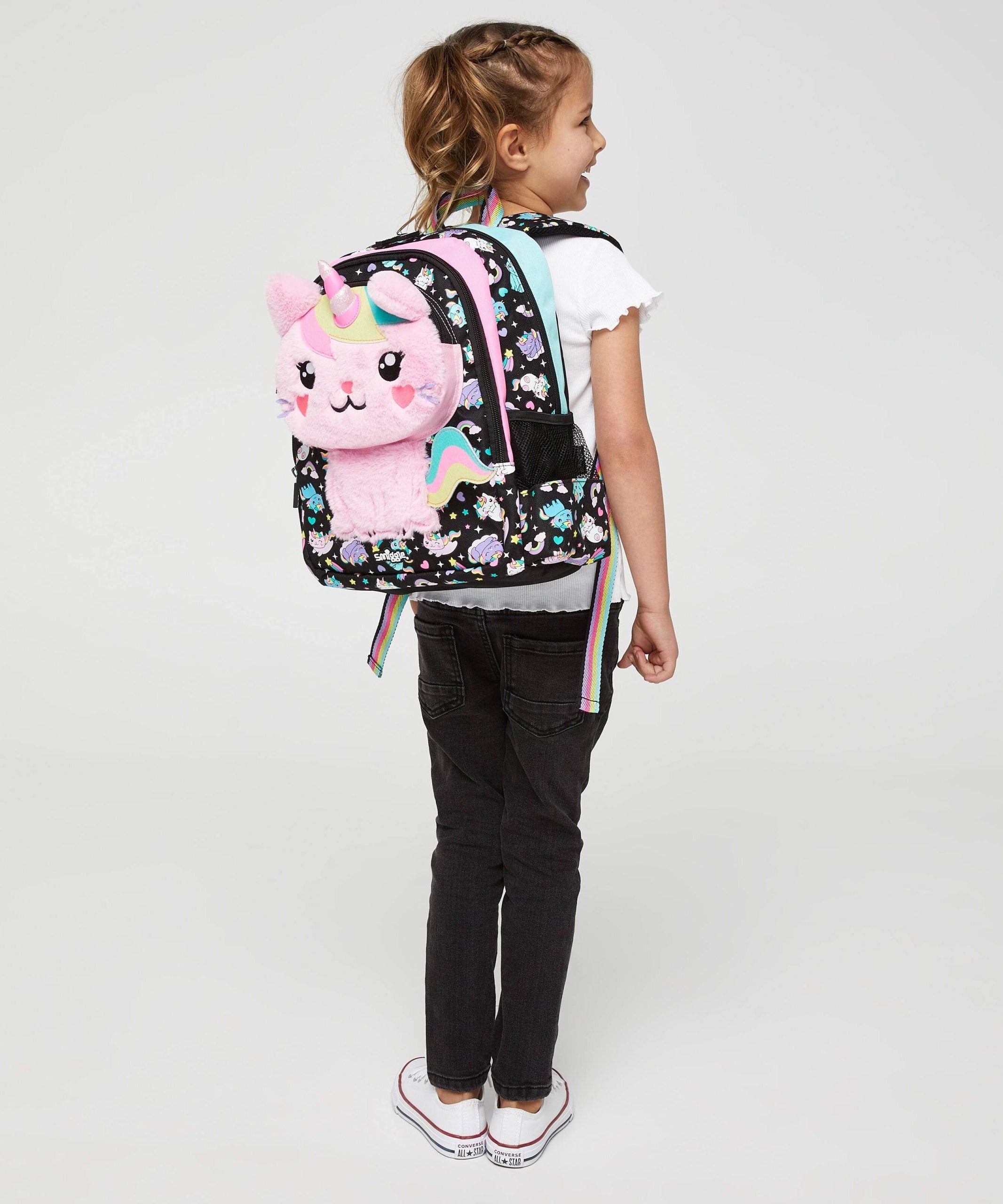 Smiggle - Sky Hi Junior Anaokulu Sırt Çantası-Dinossi