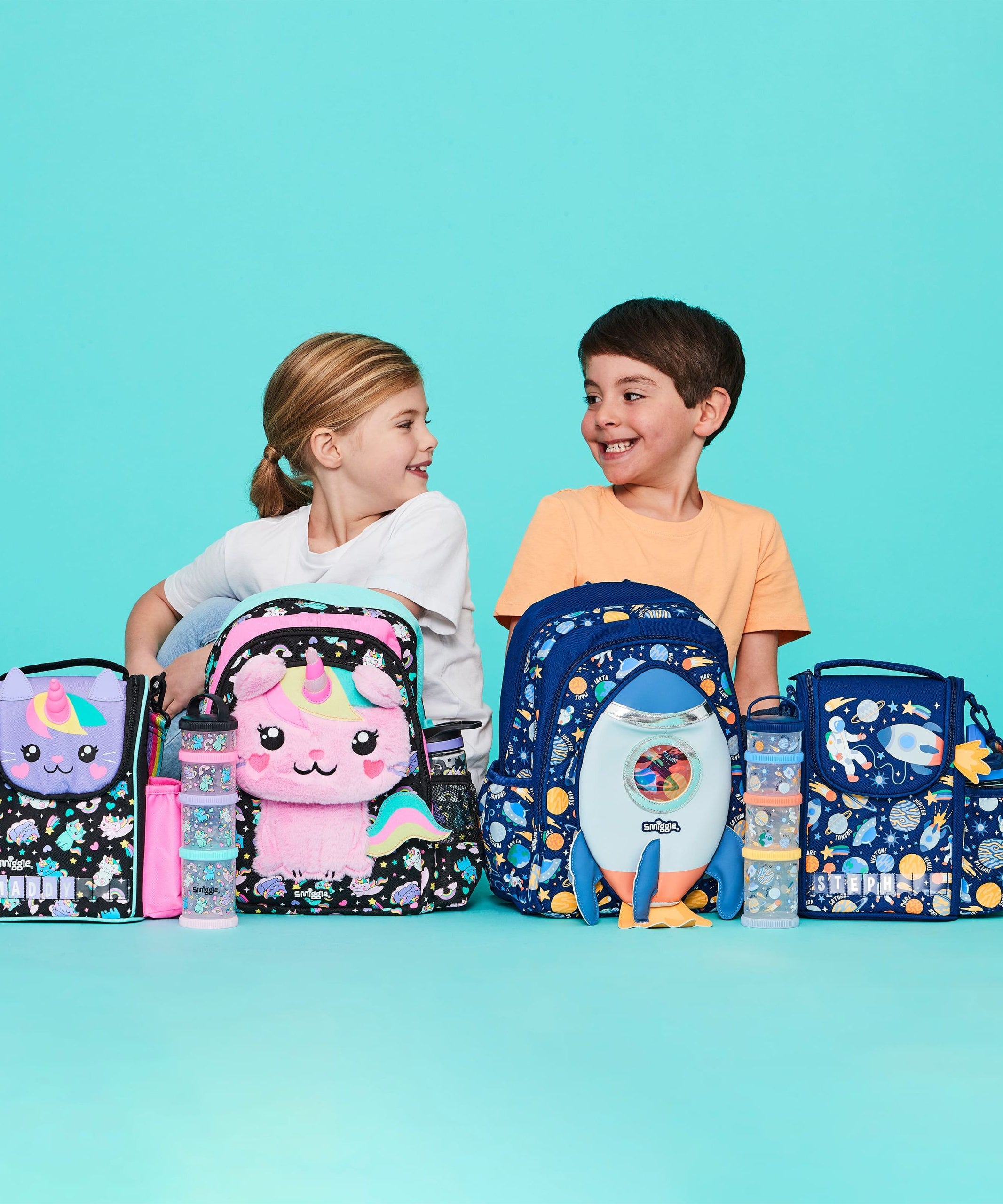 Smiggle - Sky Hi Junior Anaokulu Sırt Çantası-Dinossi