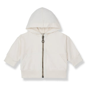 1+ in the family - Comarruga Hoodie | White