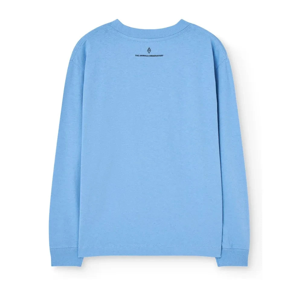 The Animals Observatory - Organic cotton Dog Penguin T-shirt | Light blue